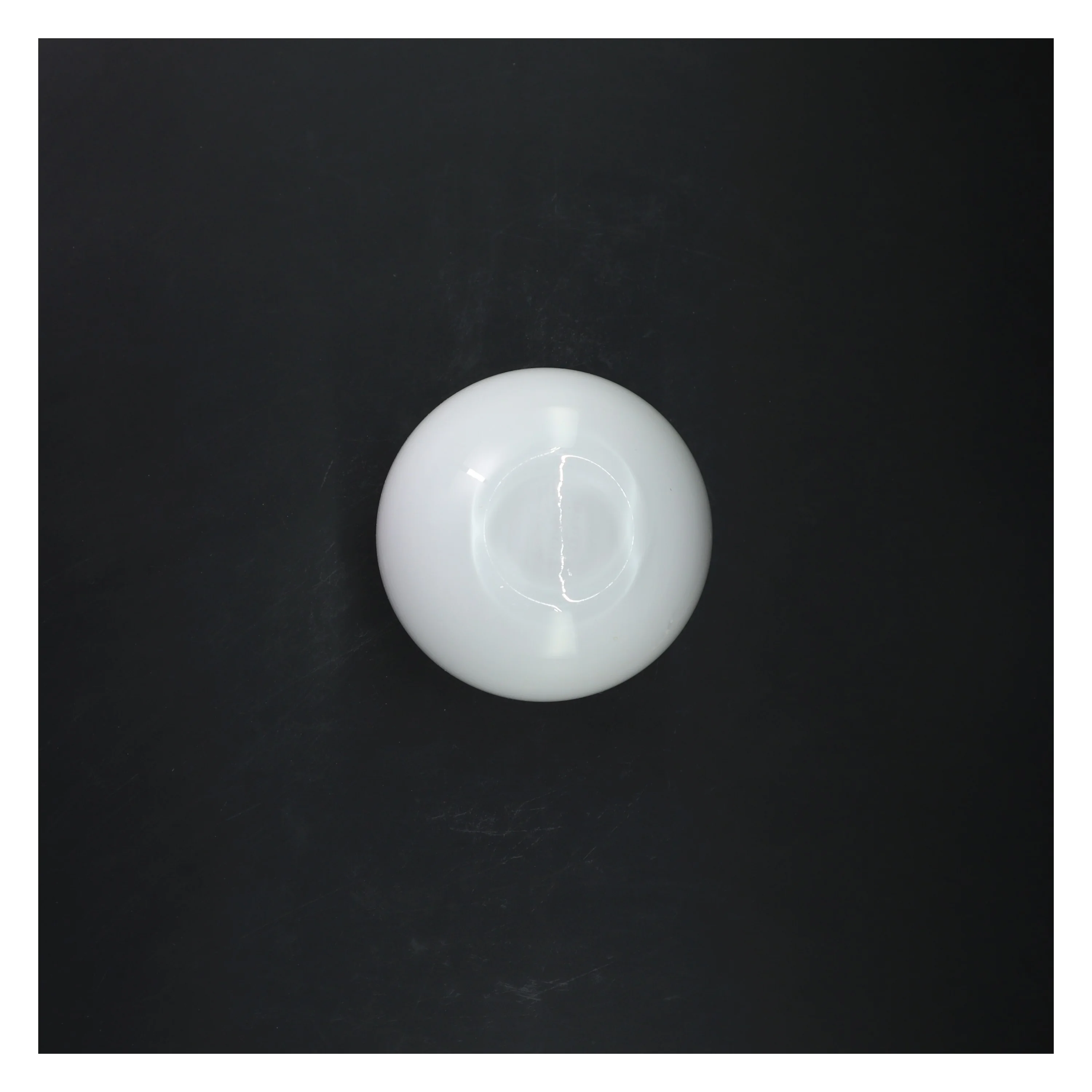 Hvid vase 18 cm fra Holmegaard (str. 18 cm)