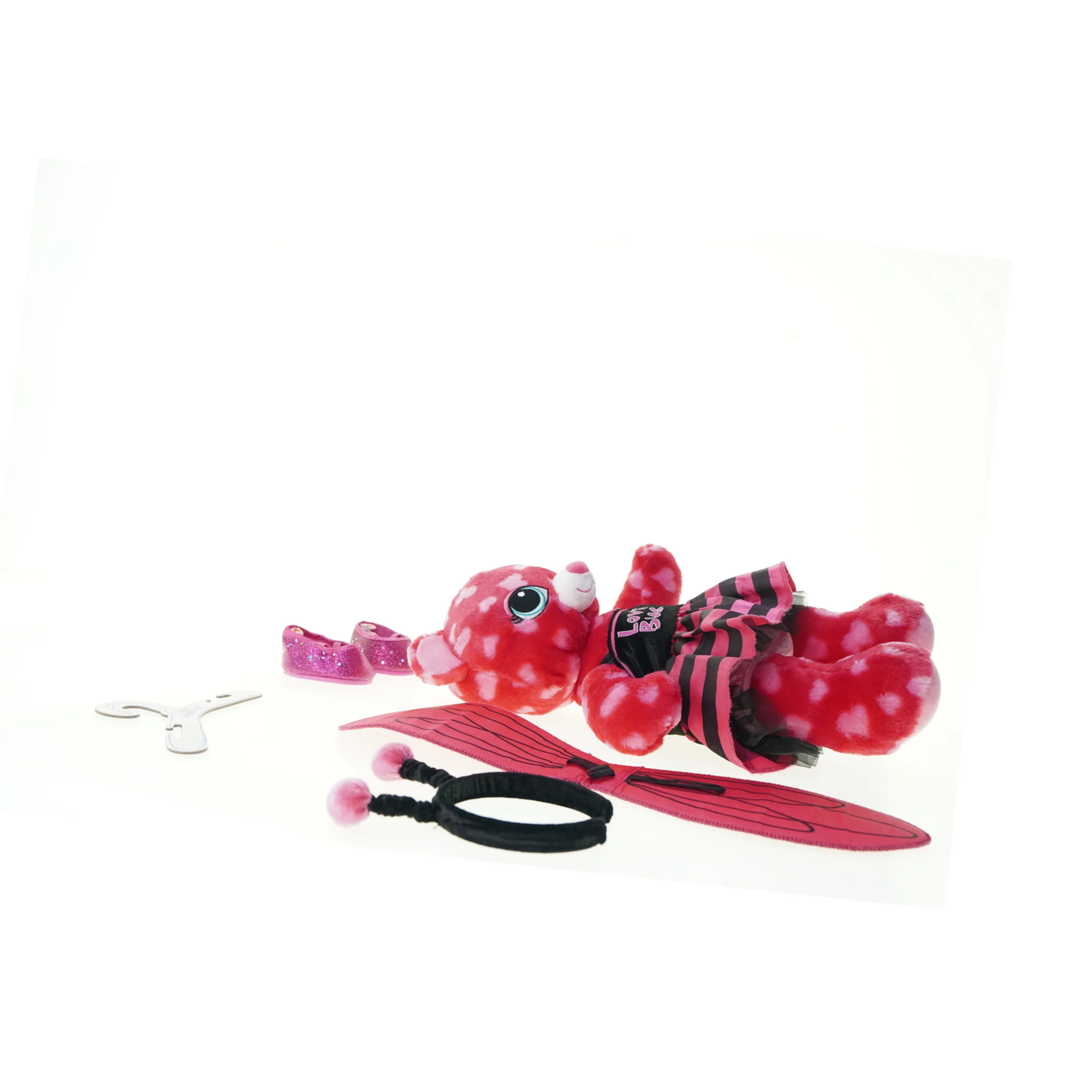 Bamse med tilbehør fra Build a Bear (str. 40 x 20 cm)