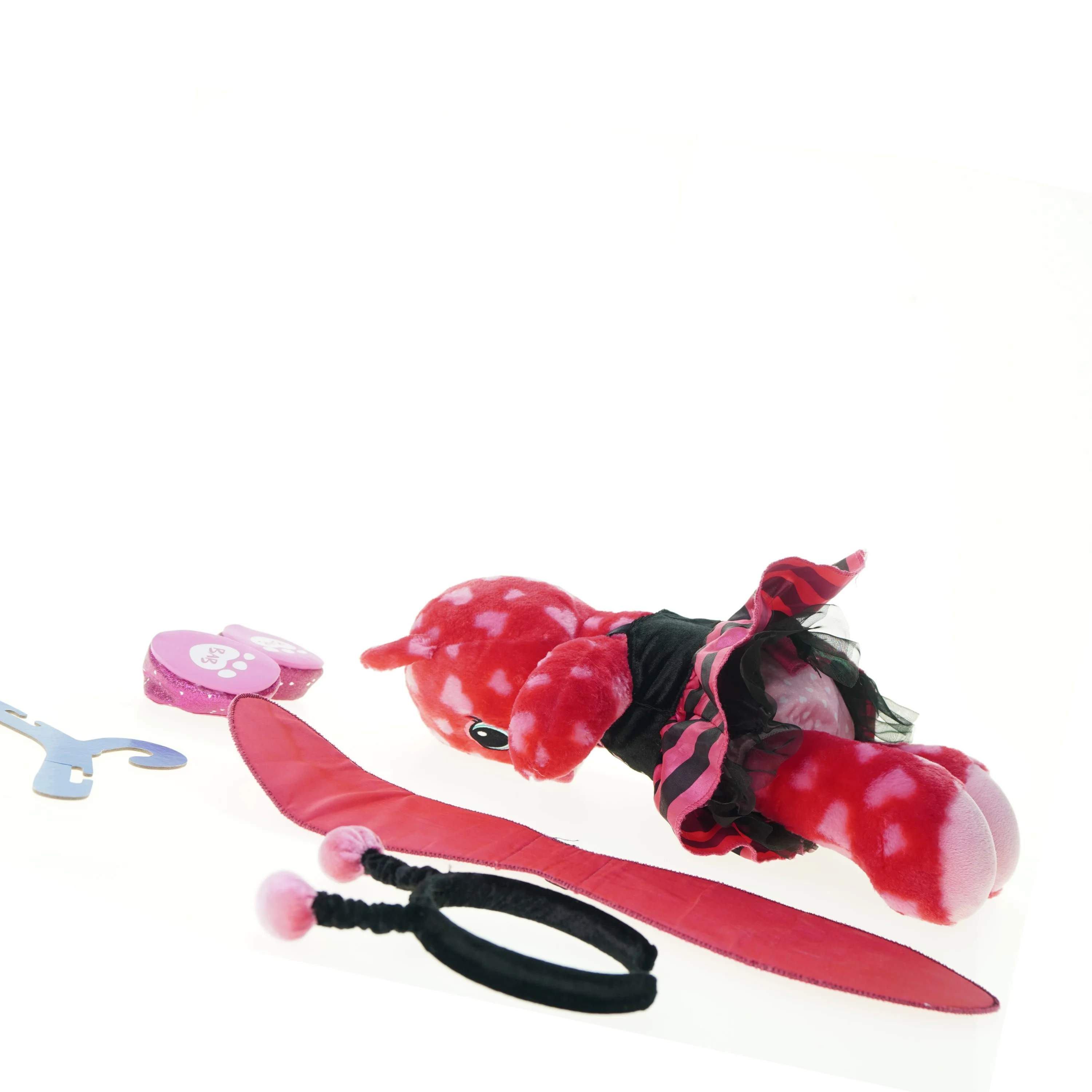 Bamse med tilbehør fra Build a Bear (str. 40 x 20 cm)