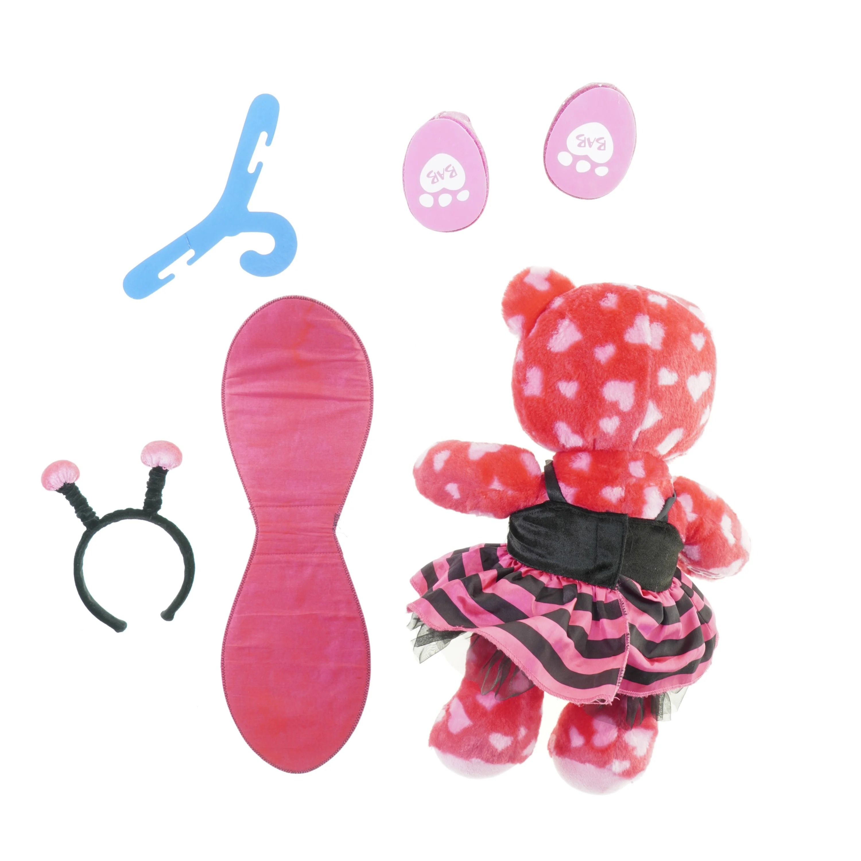 Bamse med tilbehør fra Build a Bear (str. 40 x 20 cm)