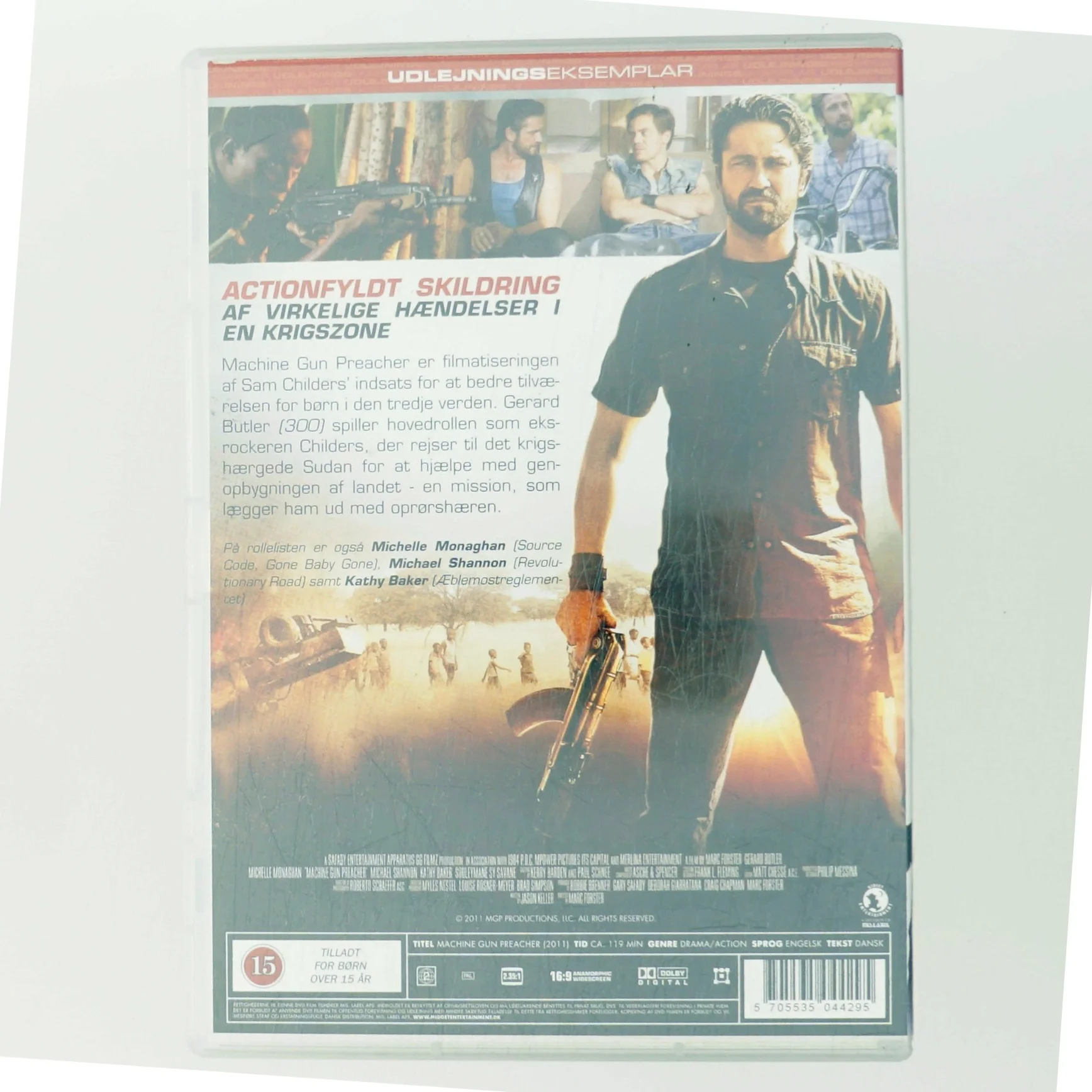 Machine Gun Preacher med Gerard Butler (DVD)
