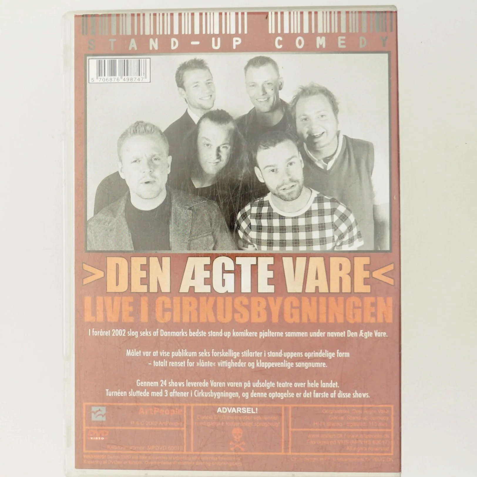 stand-up comedy, den ægte vare med Rune Klan (DVD)