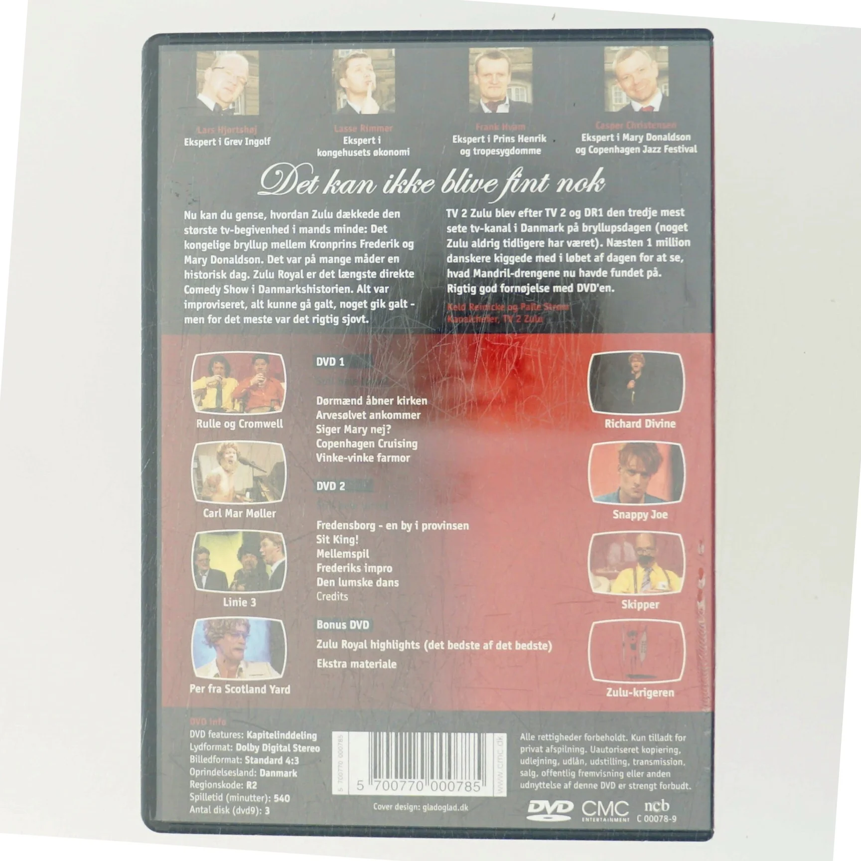 Zulu royal, det kan ikke blive fint nok med Richard Divine (DVD)