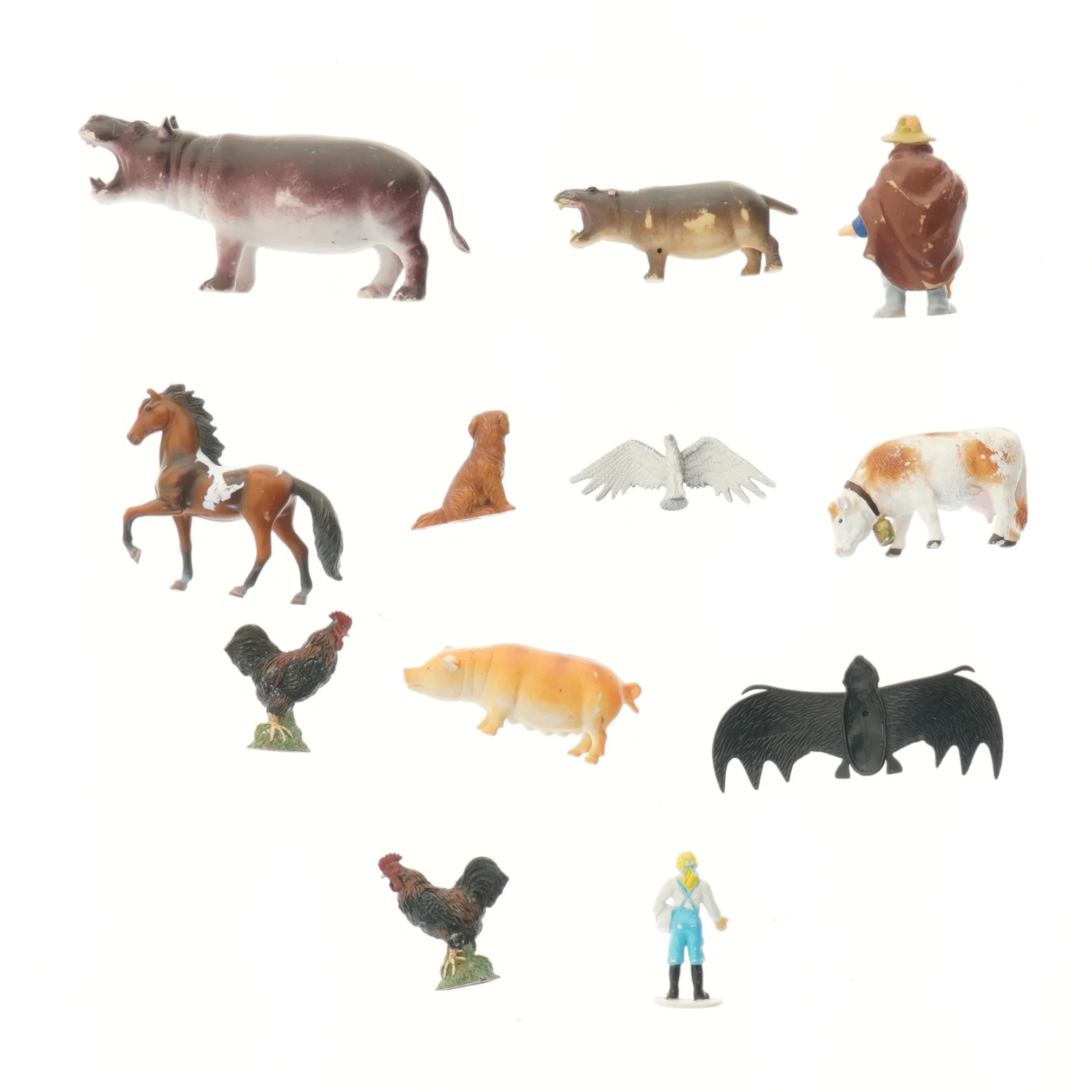 Små dyre- og figurer sæt