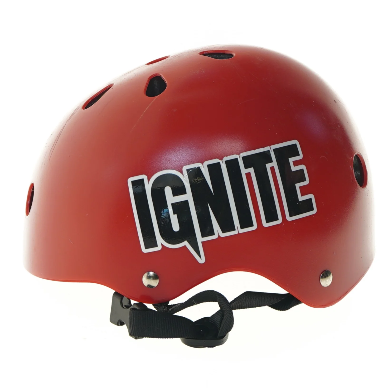 Rød cykelhjelm Ignite (str. s/m 24 cm)