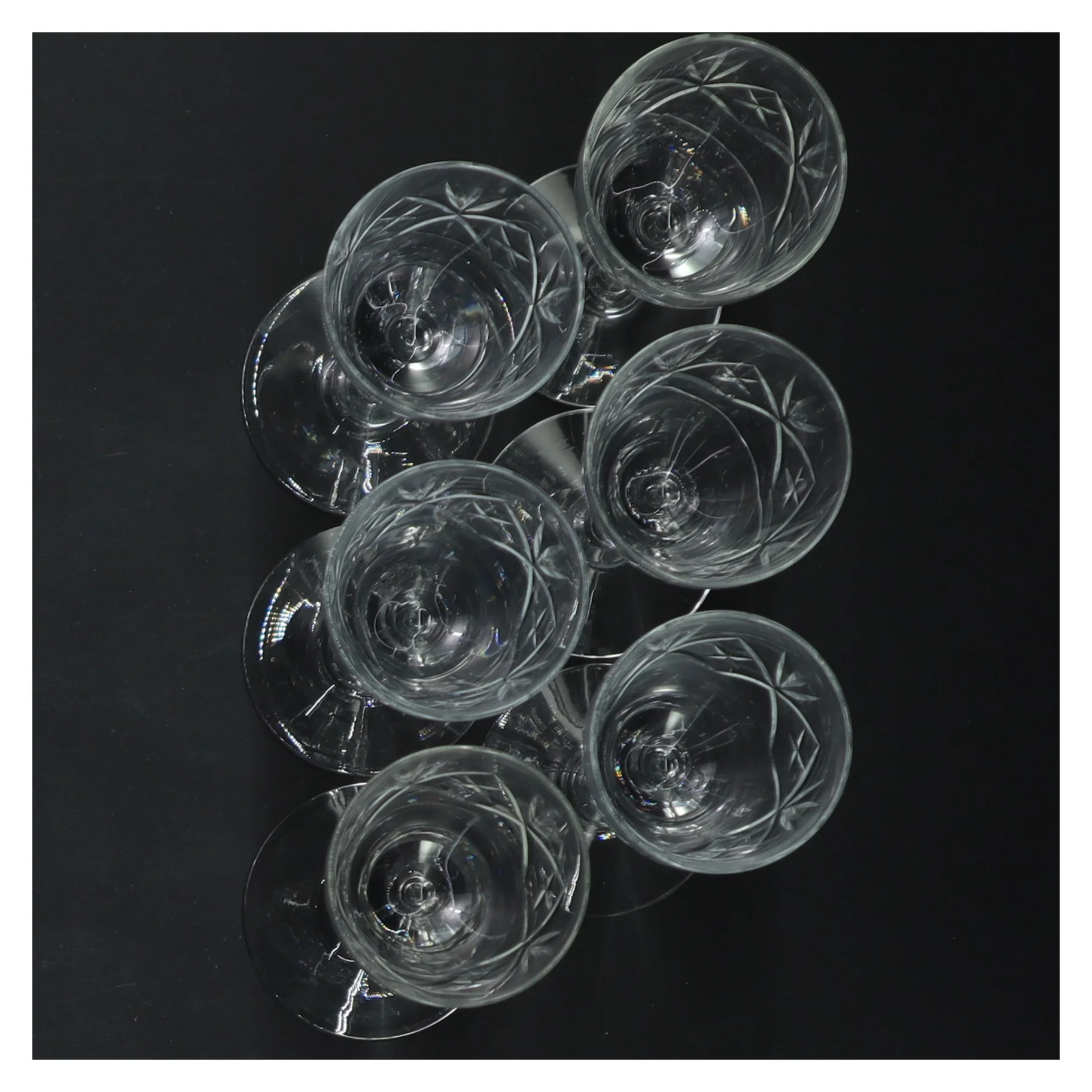 Krystal vinglas sæt (str. 11 cm, 6 styk cm)