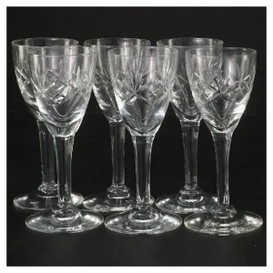 Krystal vinglas sæt (str. 11 cm, 6 styk cm)
