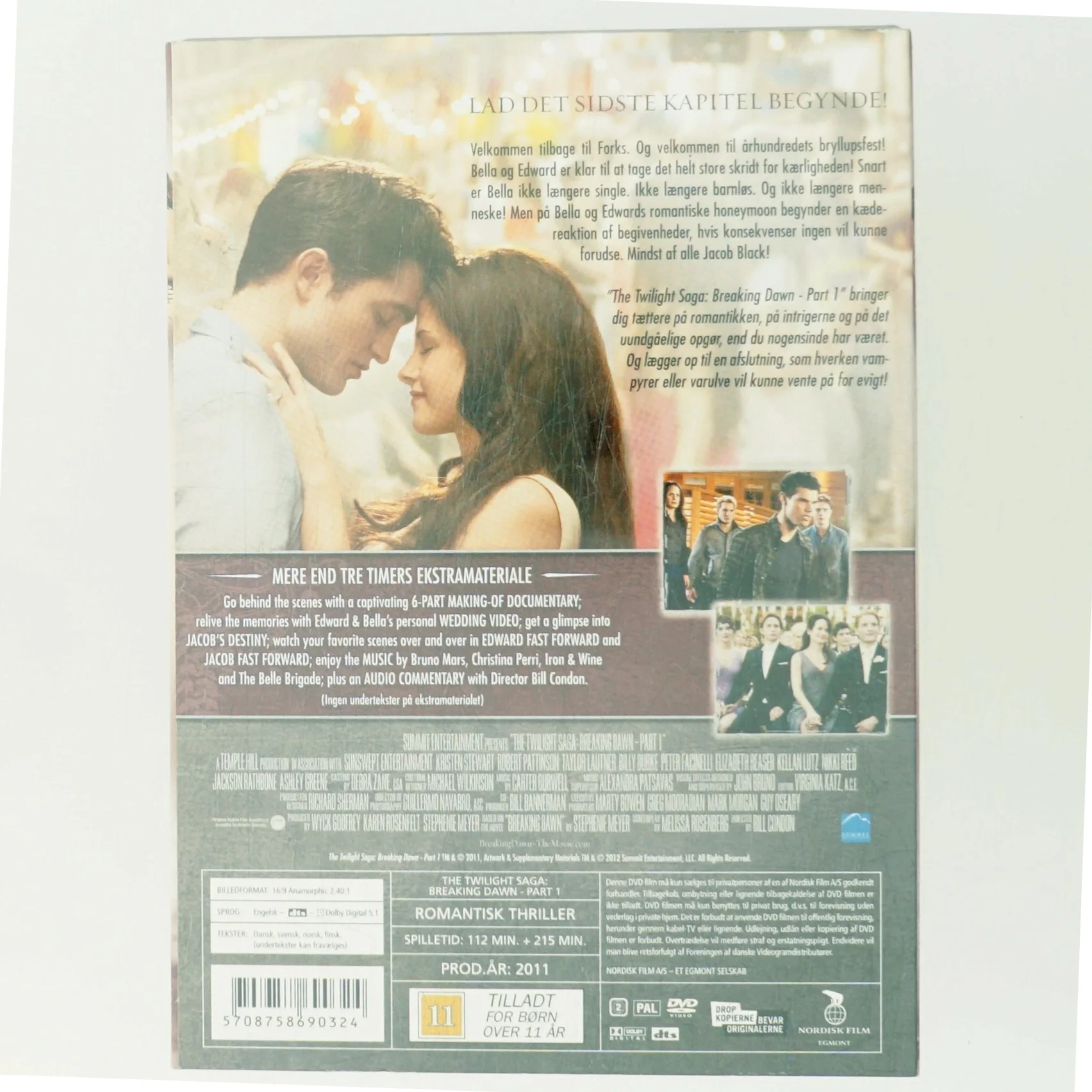 Twilight, Breaking Dawn med Kristen Stewart (DVD)