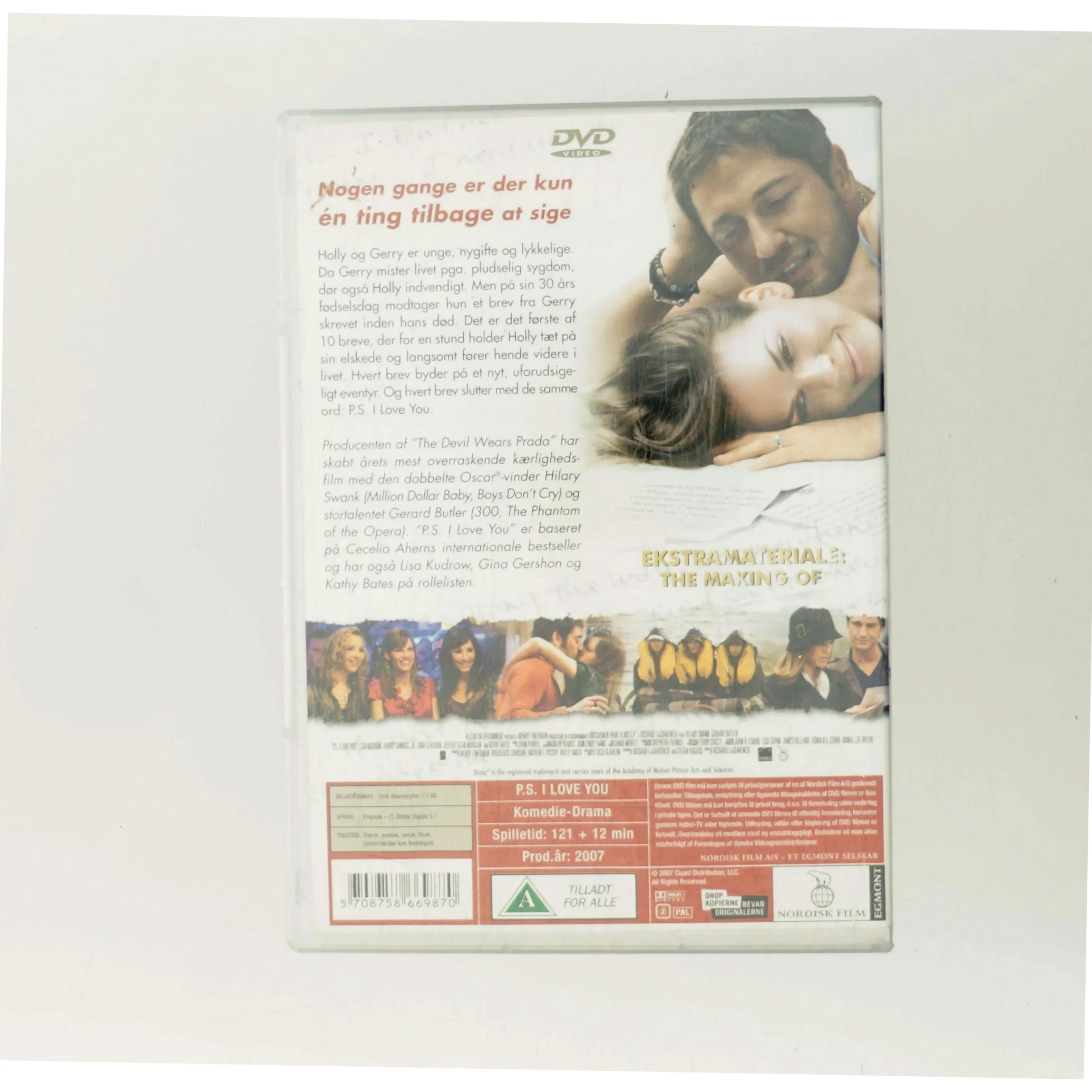 P.s. I Love You - DVD /movies /dvd med Hilary Swank (DVD)