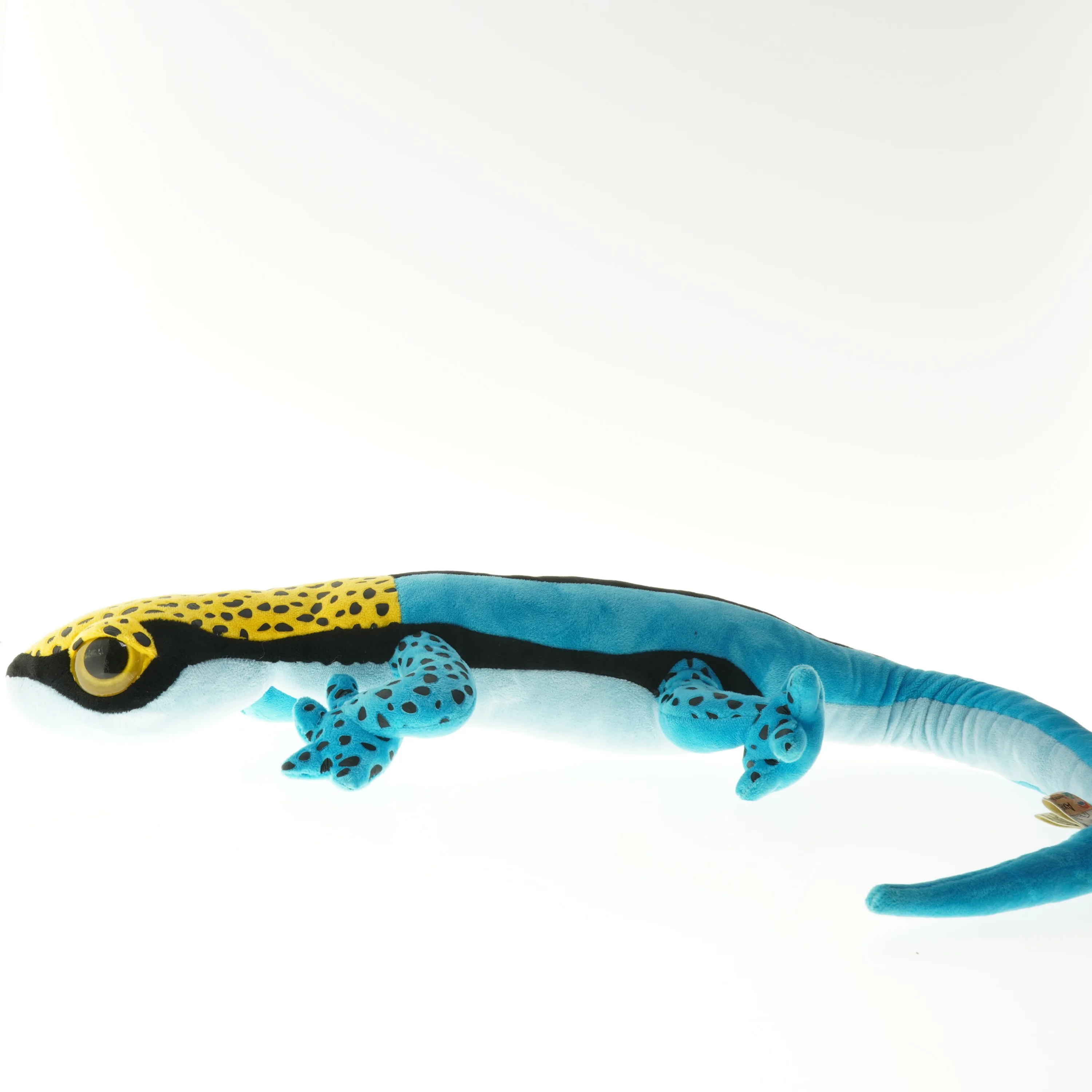 Farverig plys leguan (str. 108 cm)