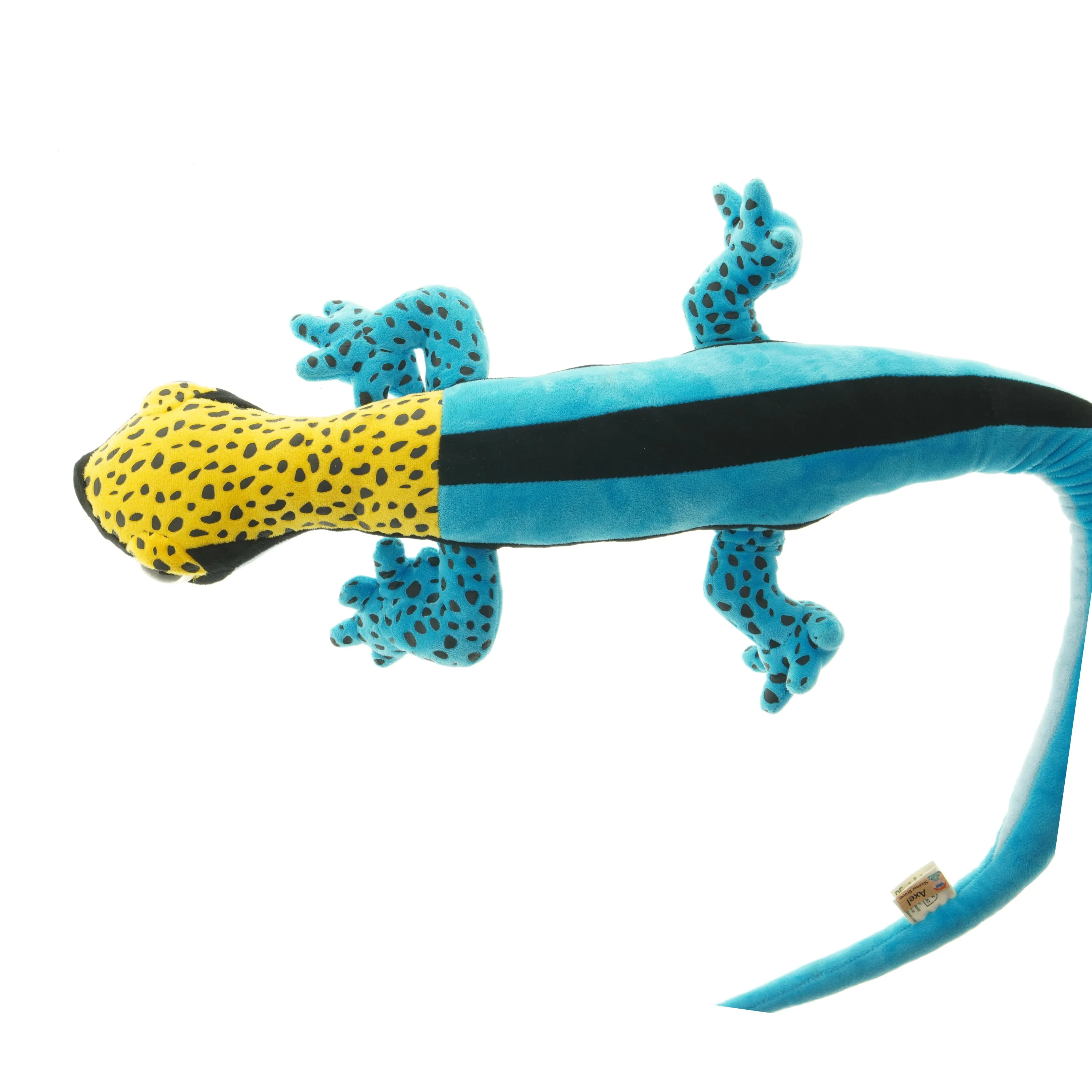 Farverig plys leguan (str. 108 cm)