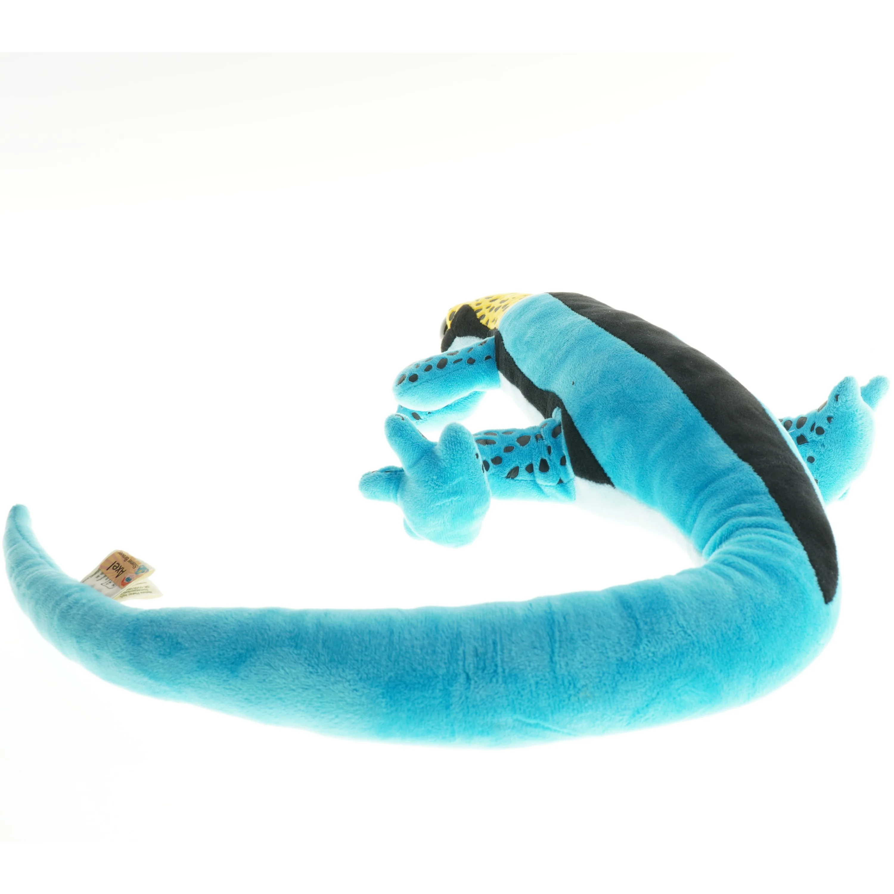 Farverig plys leguan (str. 108 cm)