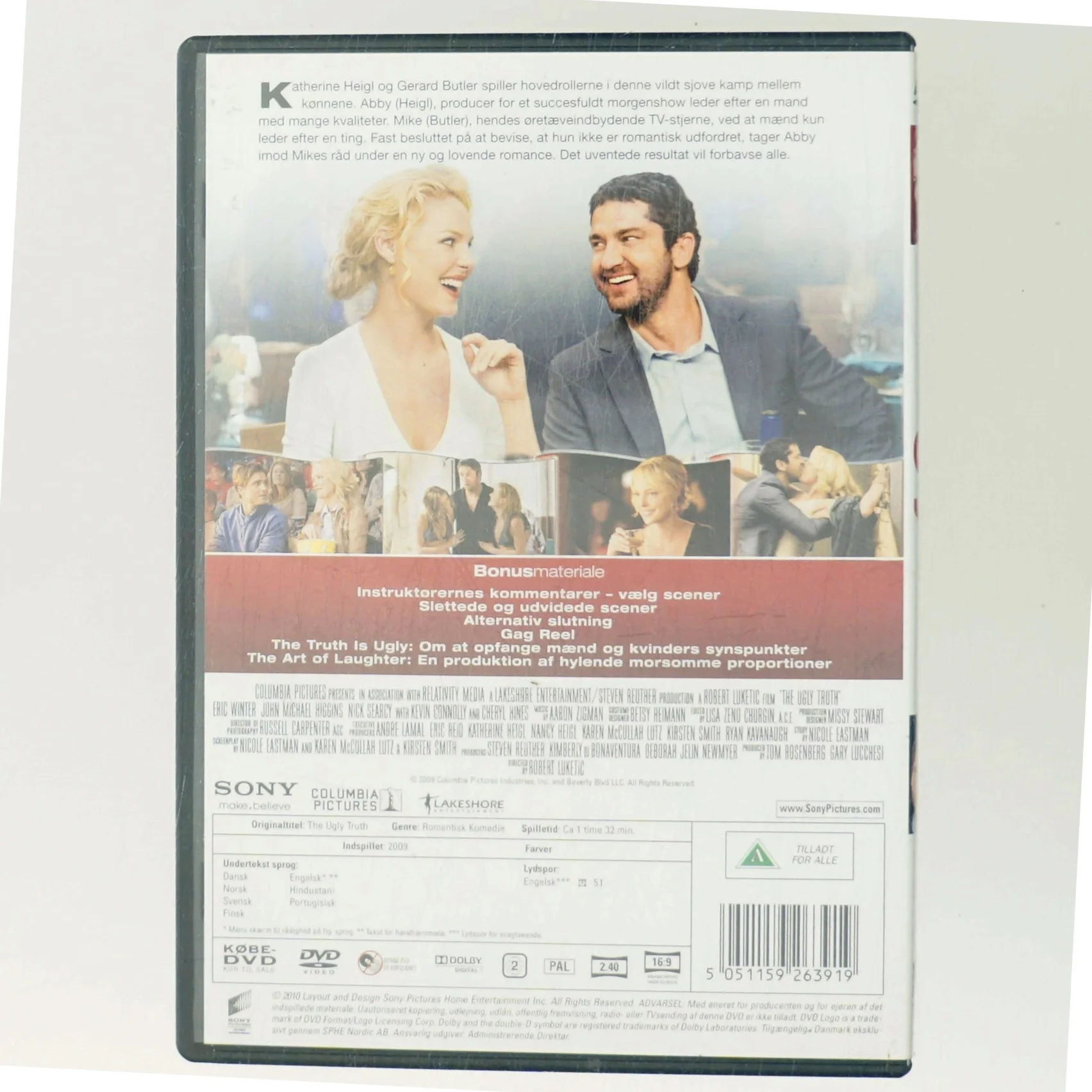 The Ugly Truth med Katherine Heigl (DVD)