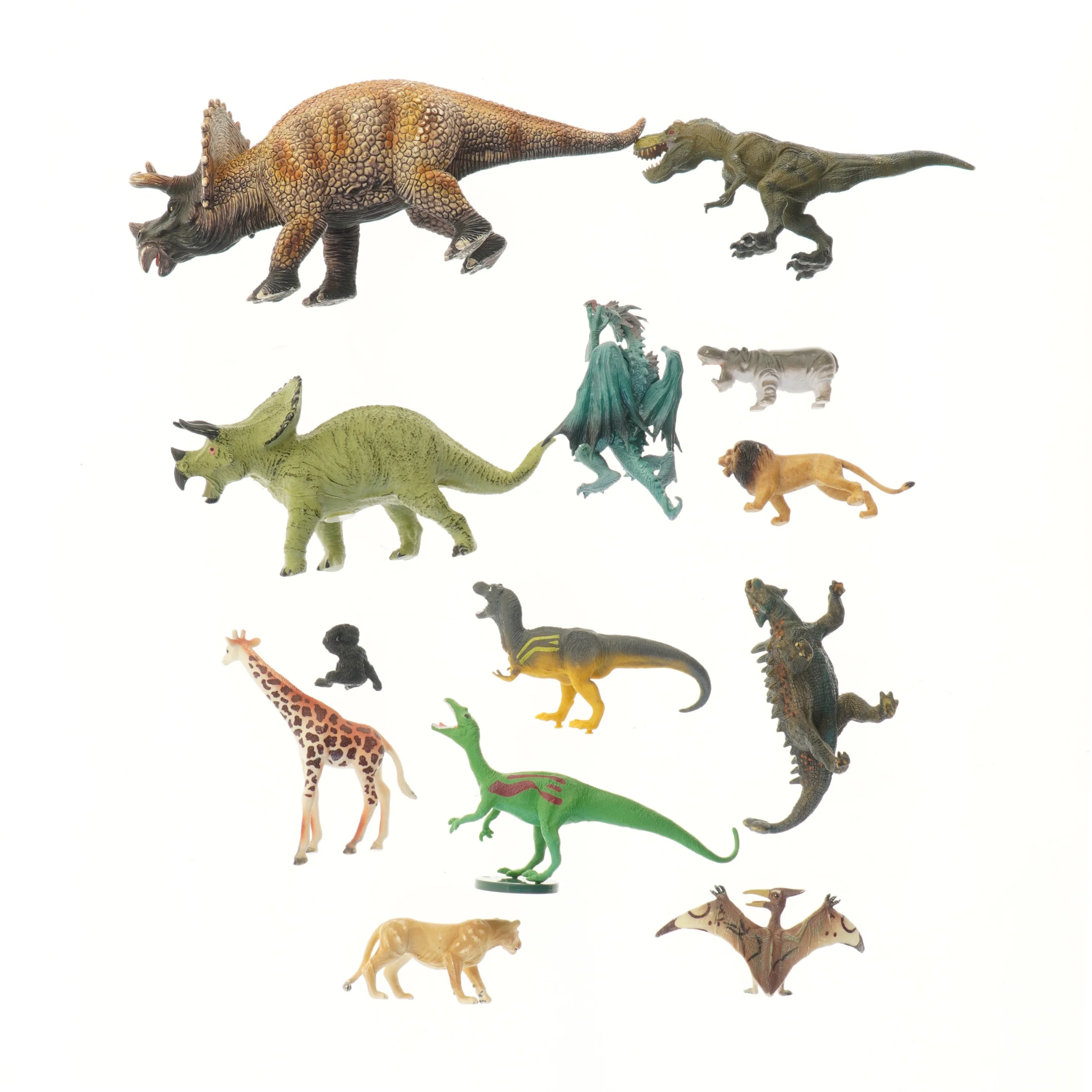 Dino figurer og dyr legetøj