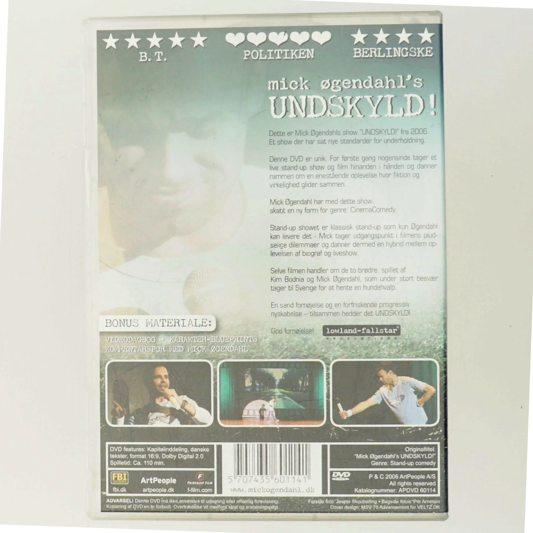 Undskyld!                            <span class="label label-blank pull-right">1. udgave</span> med Mick Øgendahl (DVD)