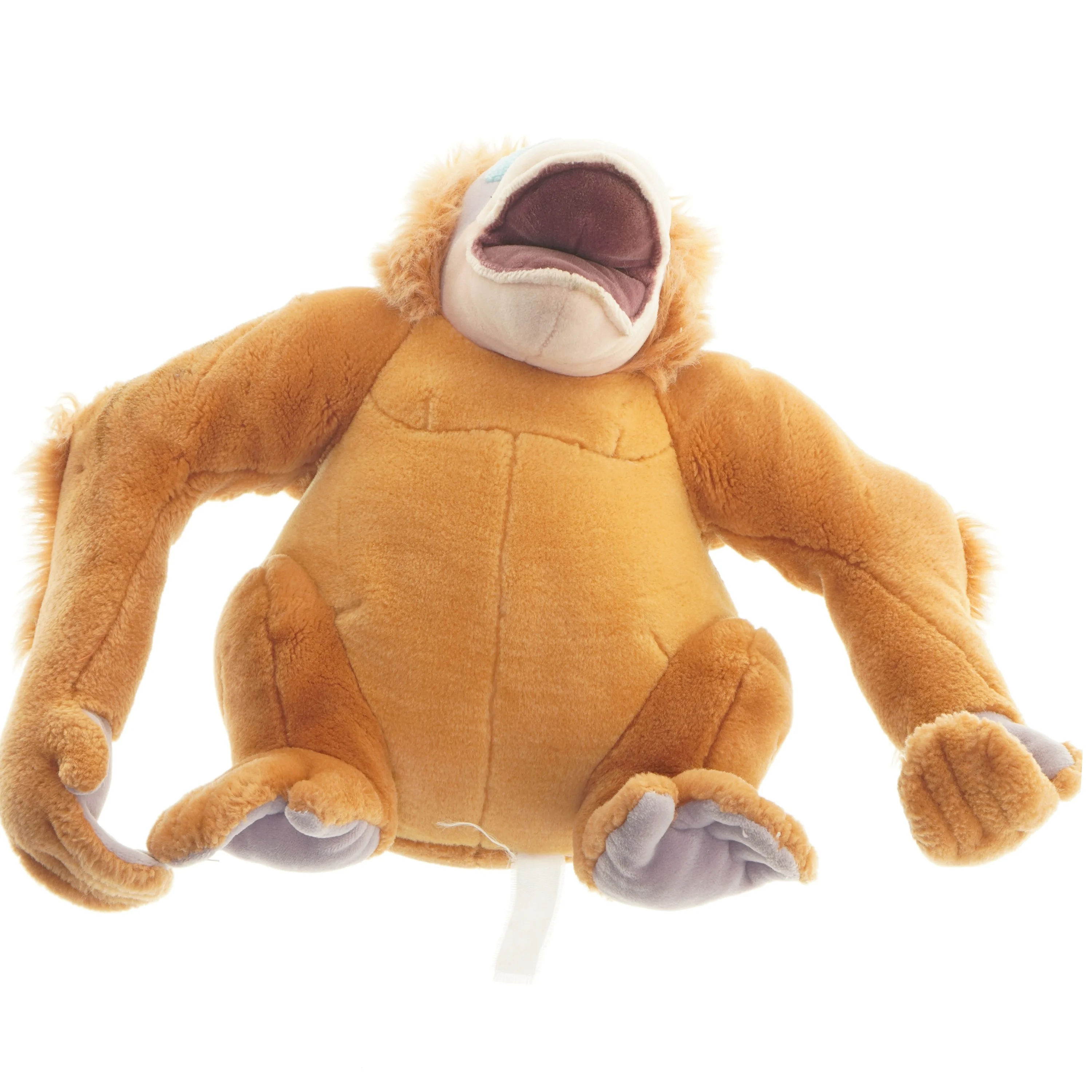 Plys abe legetøj (str. 29x32,5 cm)