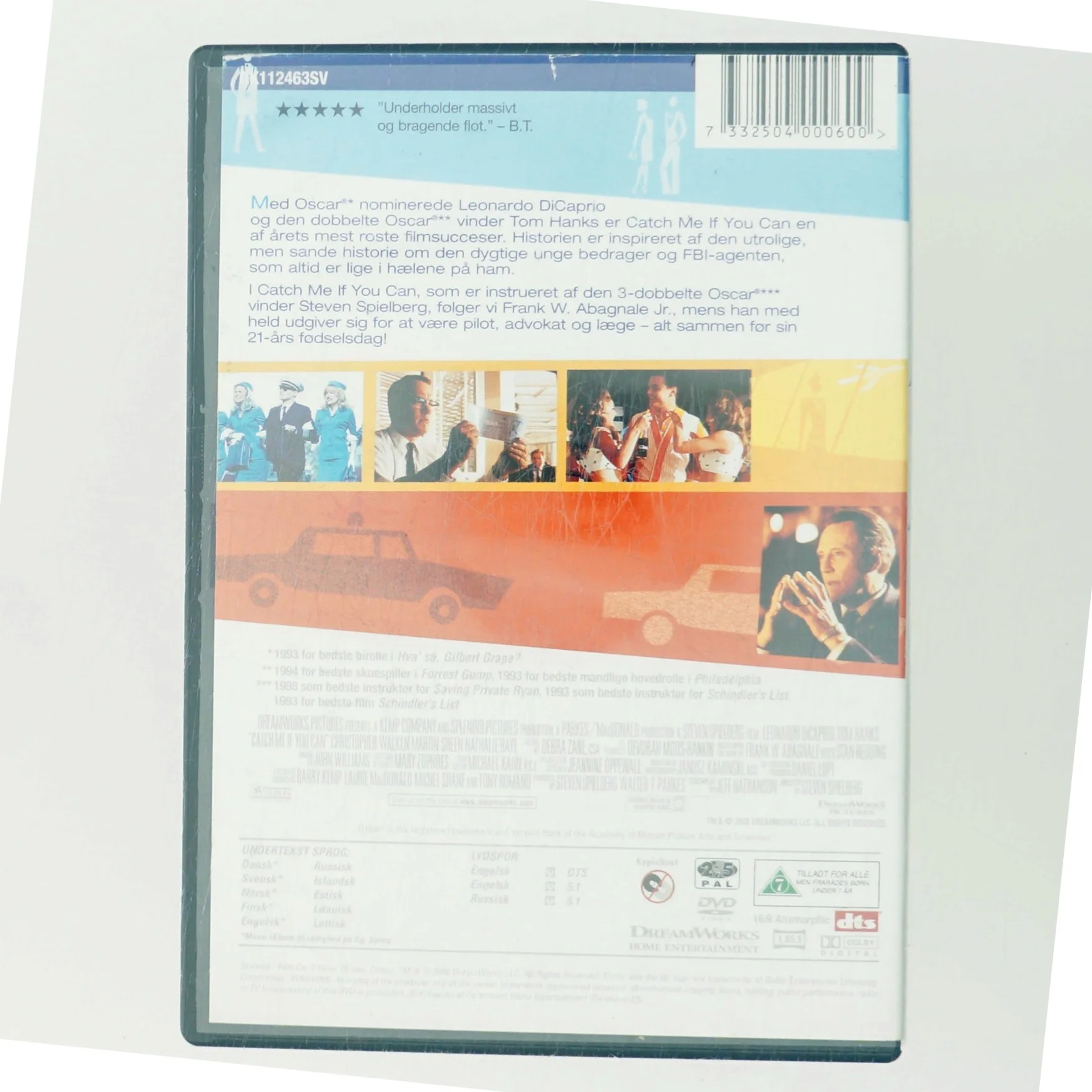 Catch Me if You Can med Leonardo DiCaprio (DVD)