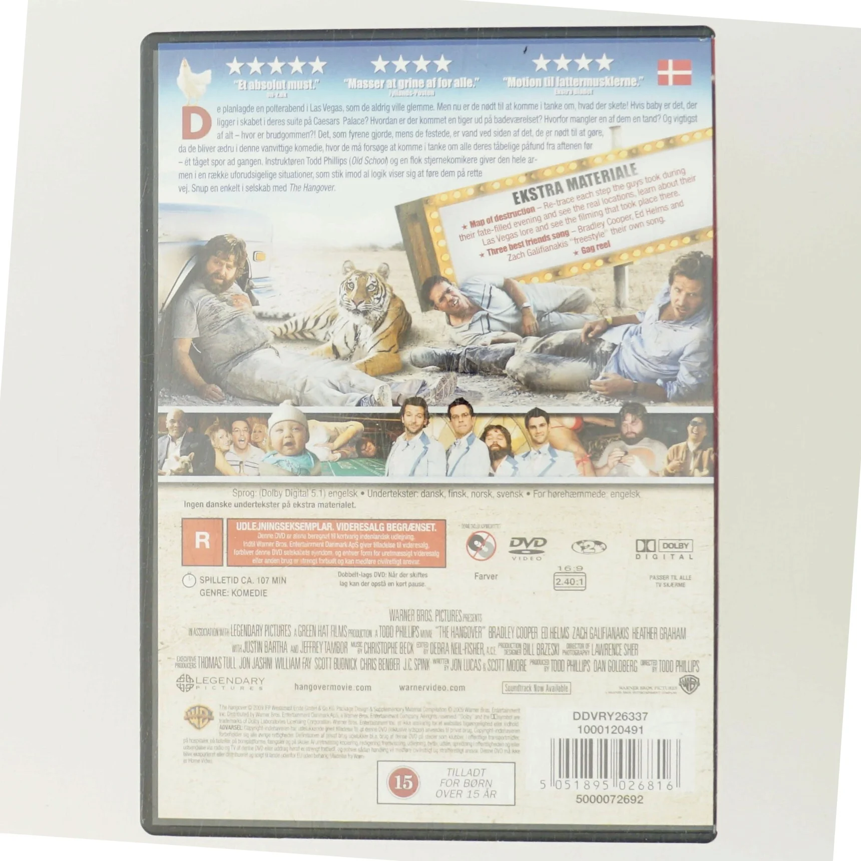 The Hangover med Bradley Cooper (DVD)