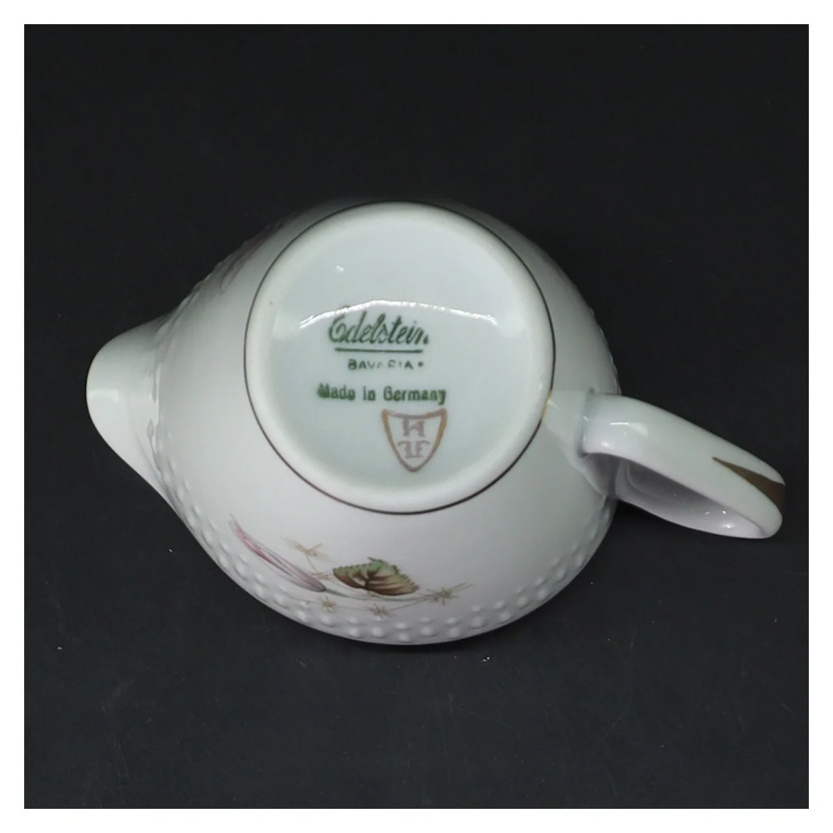 Porcelænskande med blomstermotiv fra Edelstein (str. 8 cm)