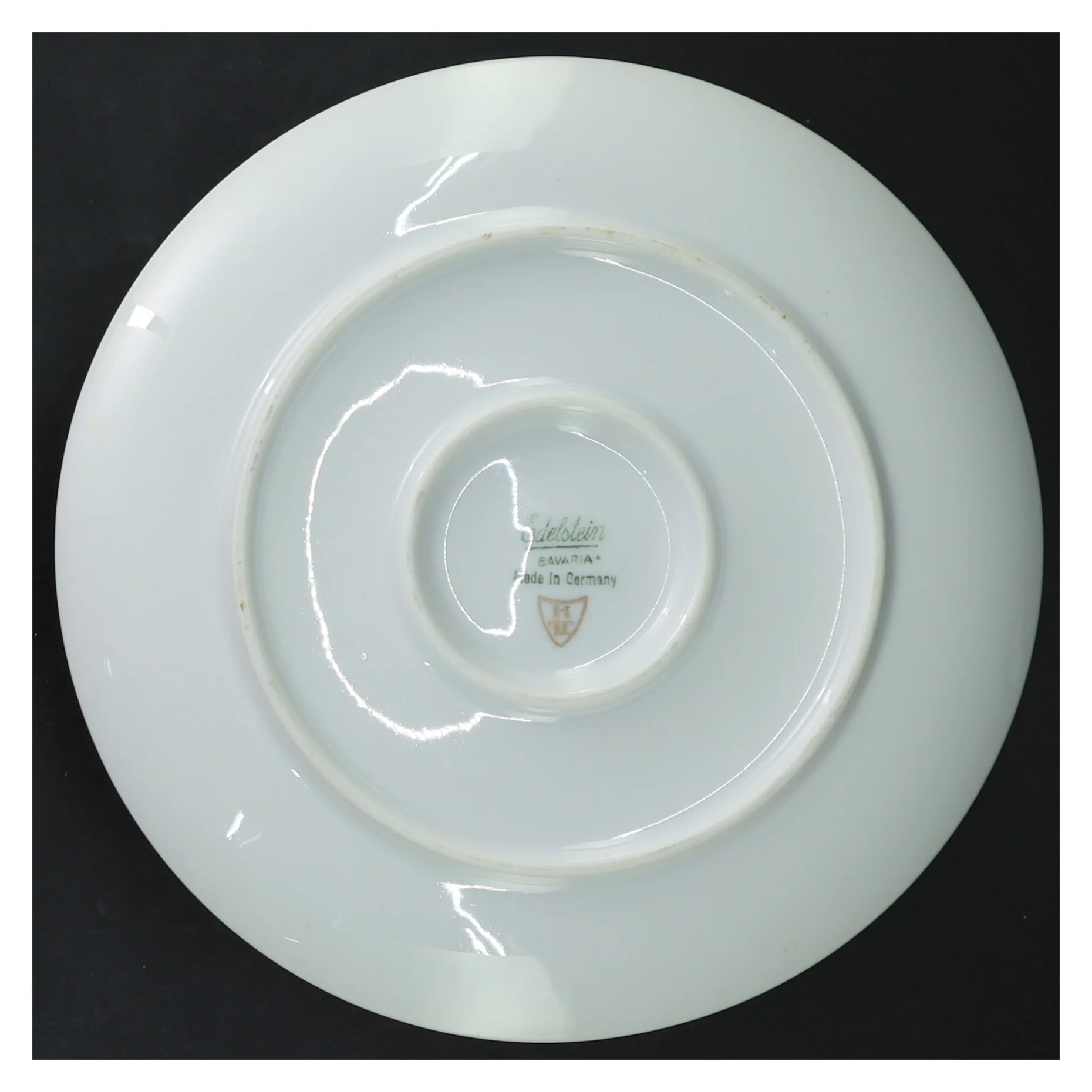 Suppekop med underkop fra Kobaltst blå Bavaria (str. Ø 13,5 cm)