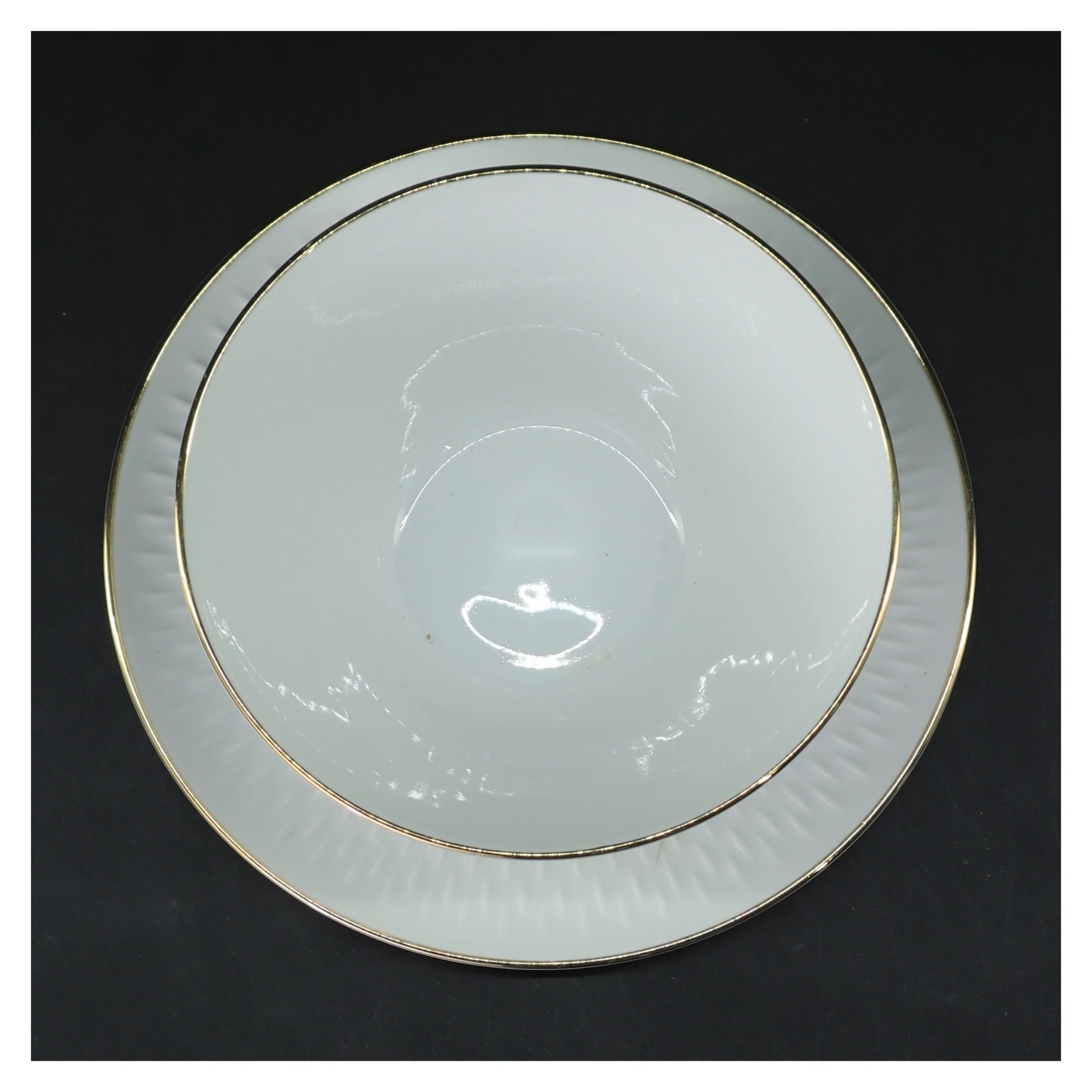 Suppekop med underkop fra Kobaltst blå Bavaria (str. Ø 13,5 cm)