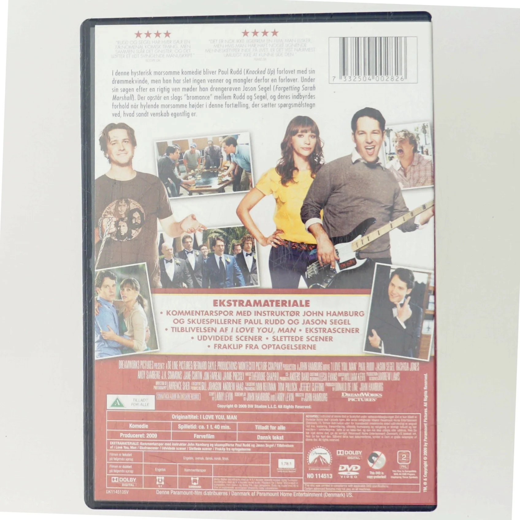 I LOVE YOU MAN med Paul Rudd (DVD)