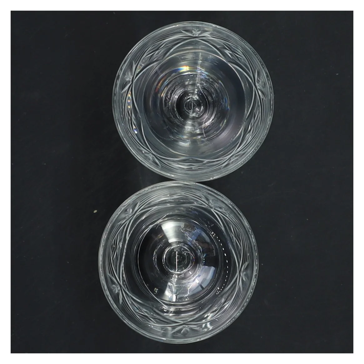 Krystal vinglas sæt (str. Ø 5x11,6 cm)