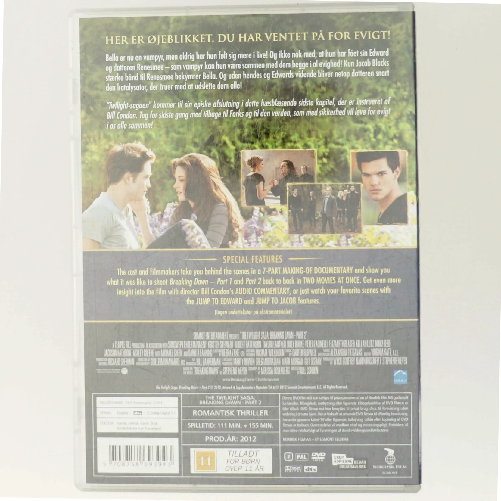 Twilight - Breaking Dawn: Part 2 med Kristen Stewart (DVD)