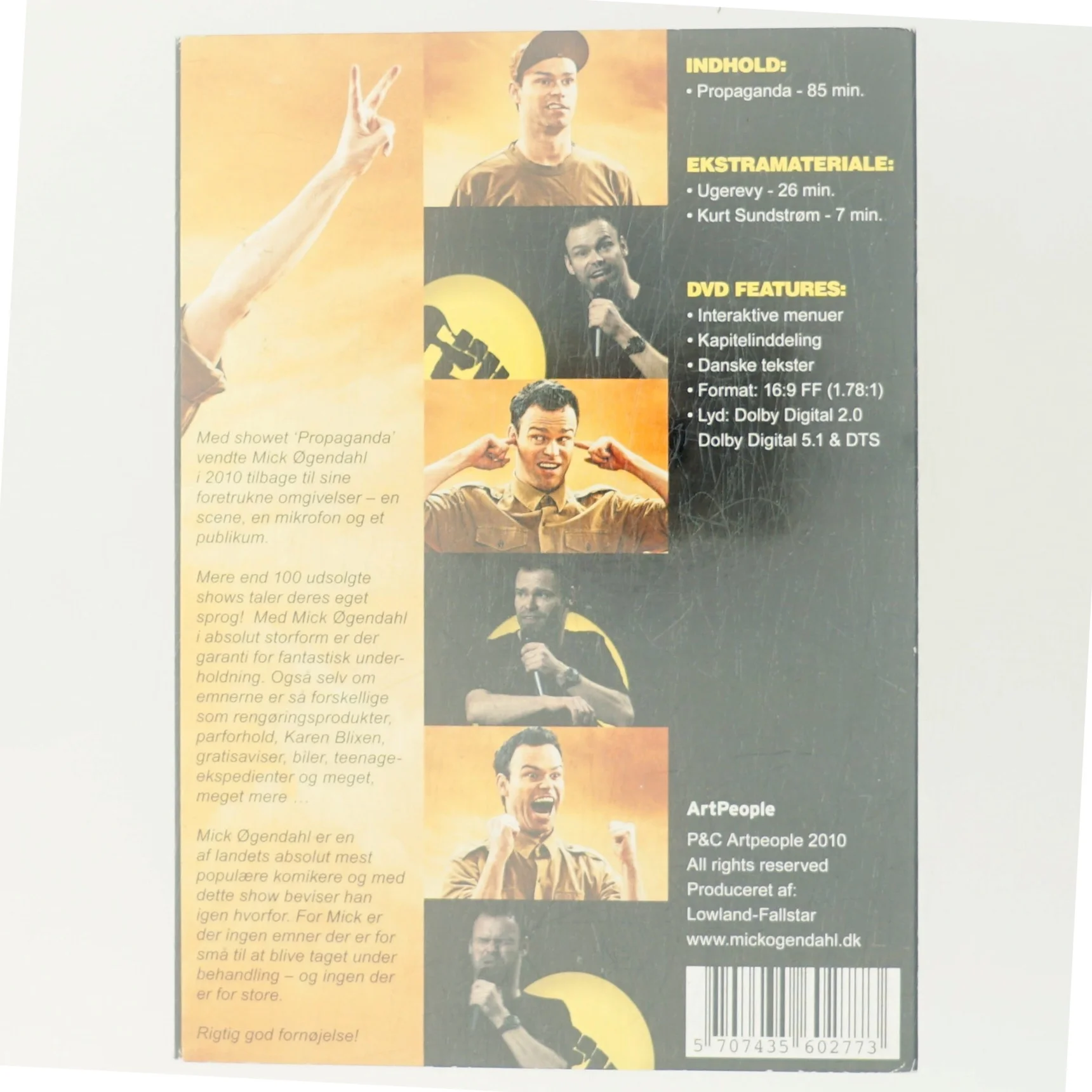 Propaganda                            <span class="label label-blank pull-right">1. udgave</span> med Mick Øgendahl (DVD)