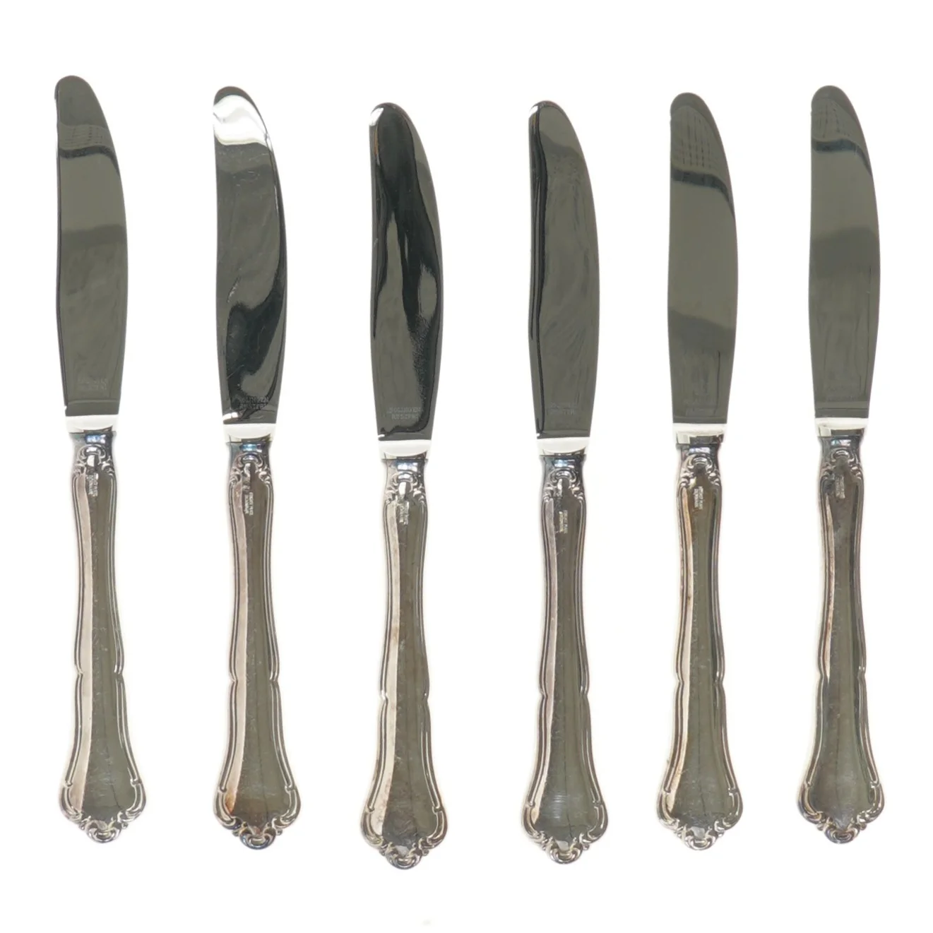 Sæt med 6 smørknive (str. 6 stk 21,5 cm)