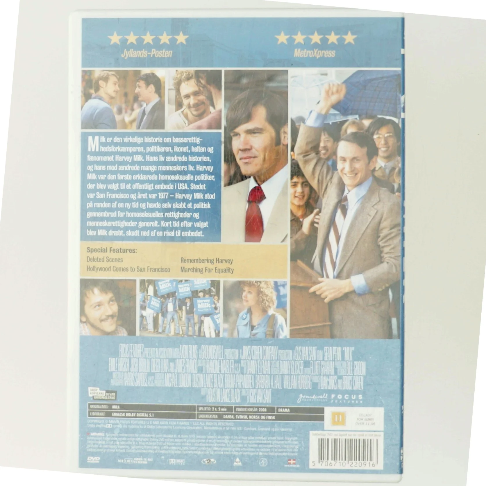 Milk med Sean Penn (DVD)