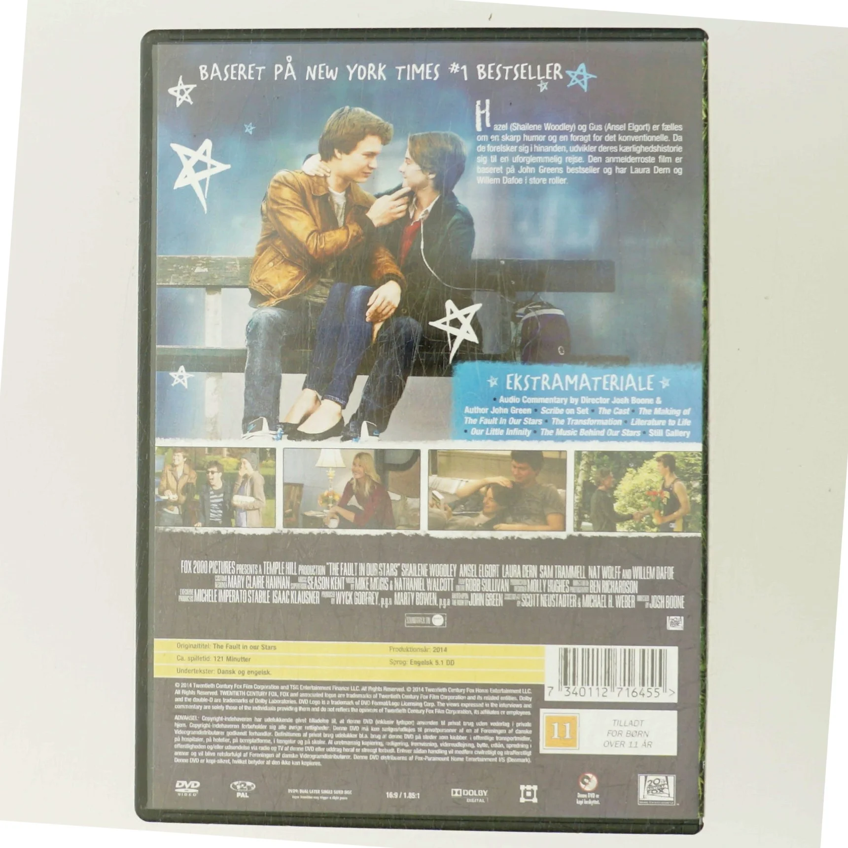 The Fault In Our Stars med Shailene Woodley (DVD)