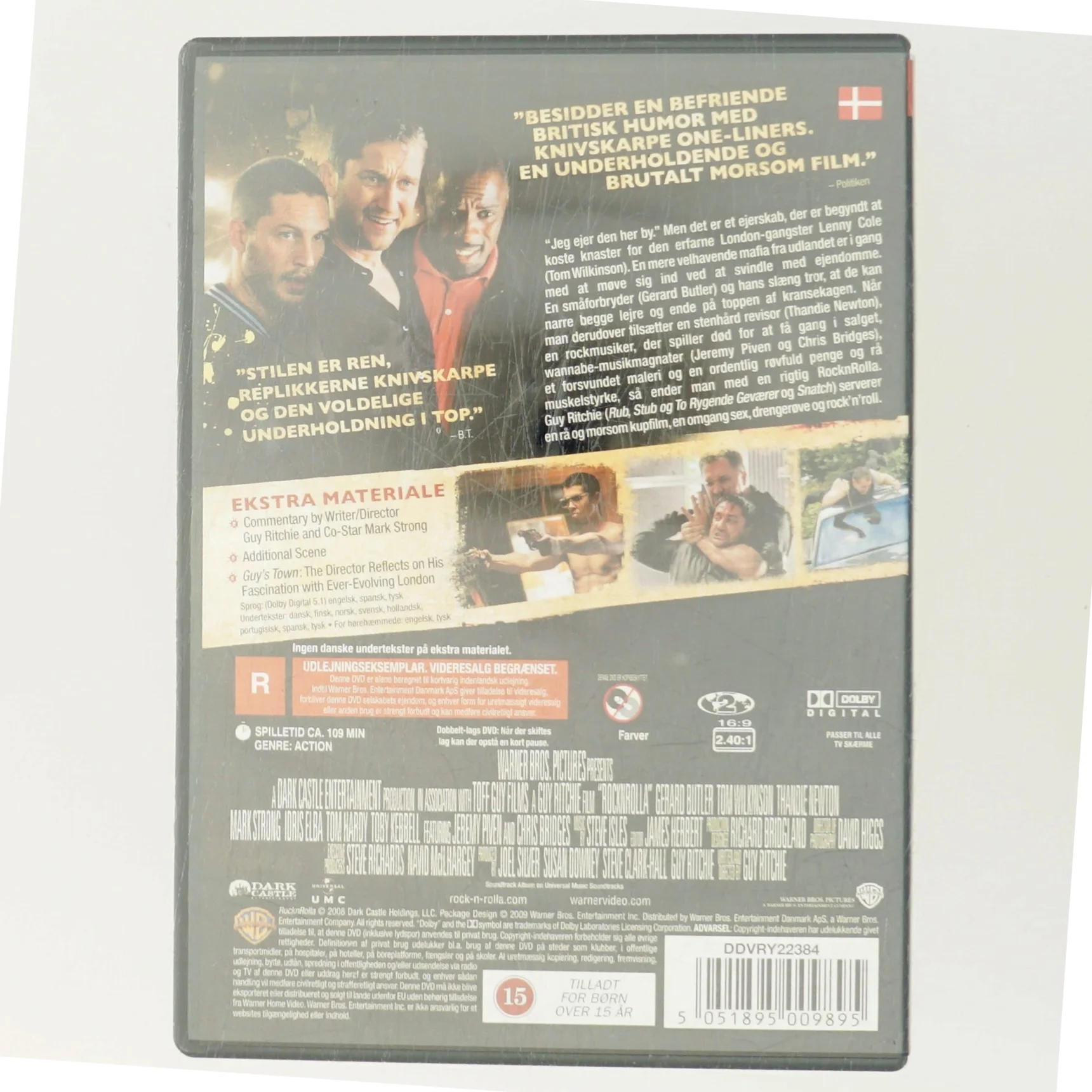 RocknRolla med Gerard Butler (DVD)