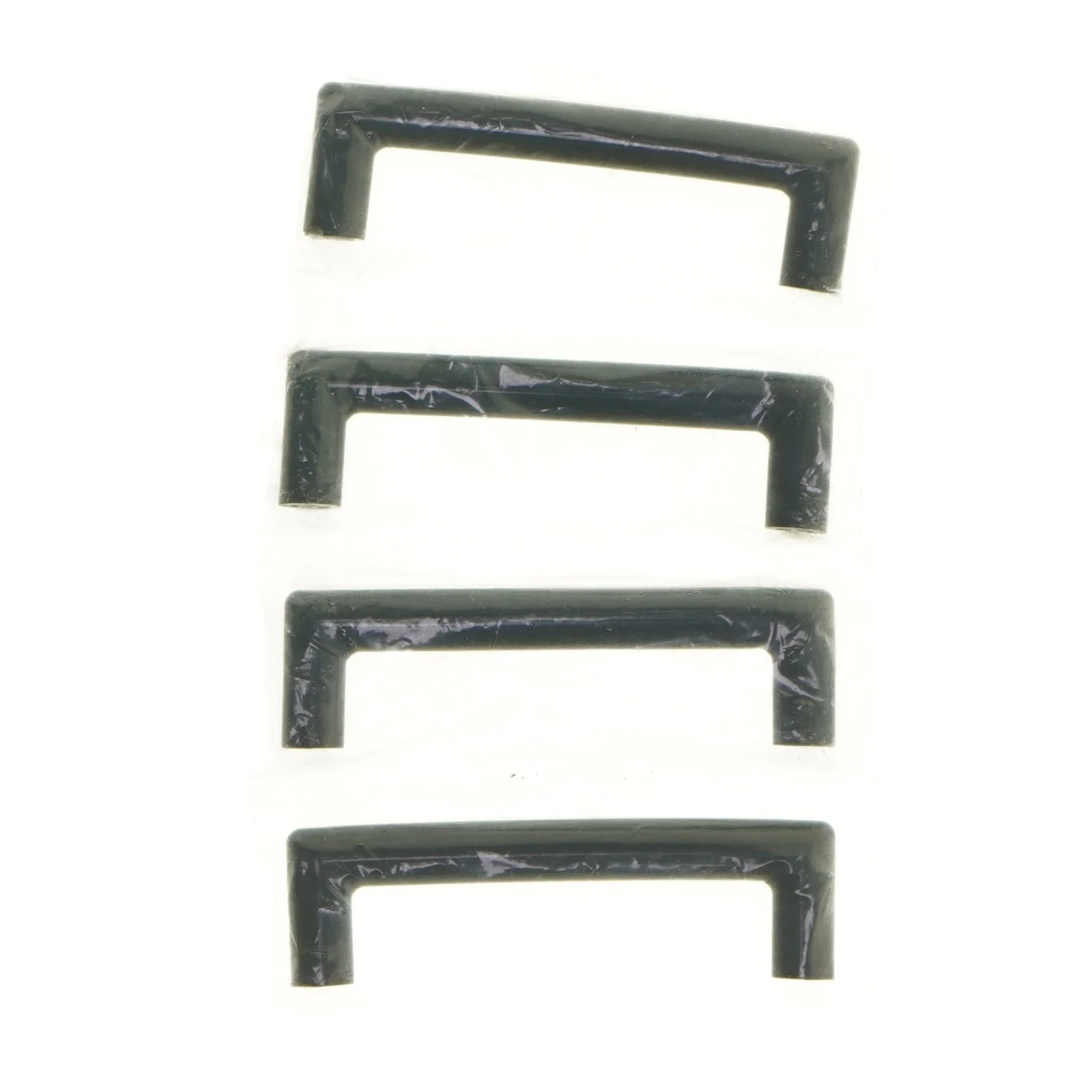 Sæt af 4 sorte greb (str. 4 stk 11x3 cm)