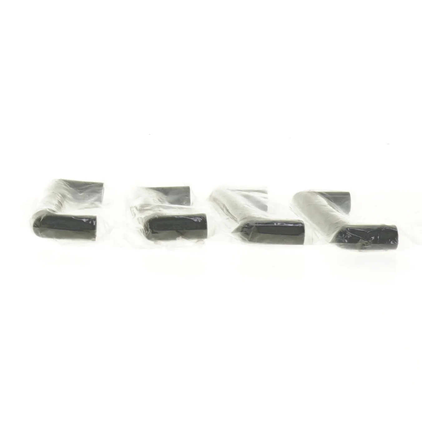 Sæt af 4 sorte greb (str. 4 stk 11x3 cm)