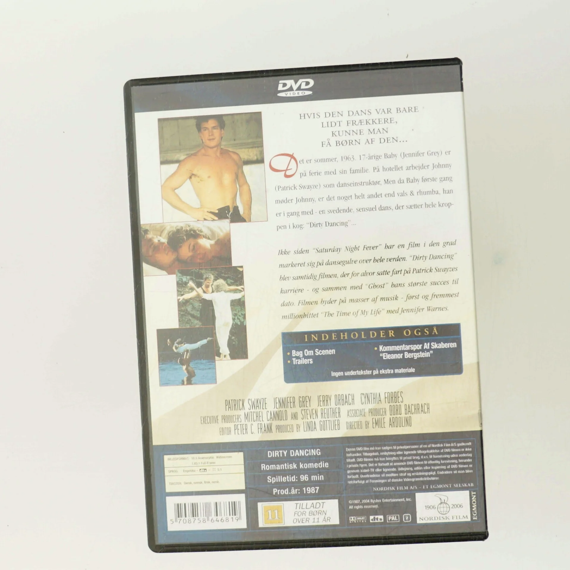 Dirty Dancing med Jennifer Grey (DVD)