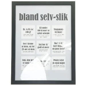 plakat i ramme fra IKEA (str. 43,5x33,5 cm)