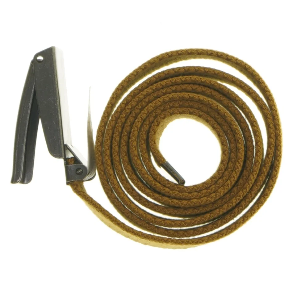 Brunt bælte med spænde (str. 124 cm)