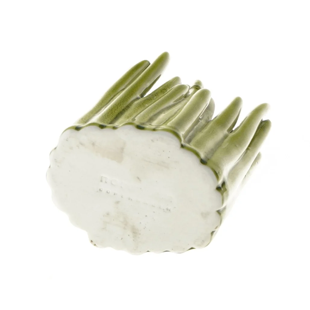 Grøn keramisk vase (str. 14x7x9 cm) fra Normann Copenhagen