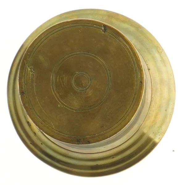 Morter og støder i messing (str. Ø 12x9 cm)