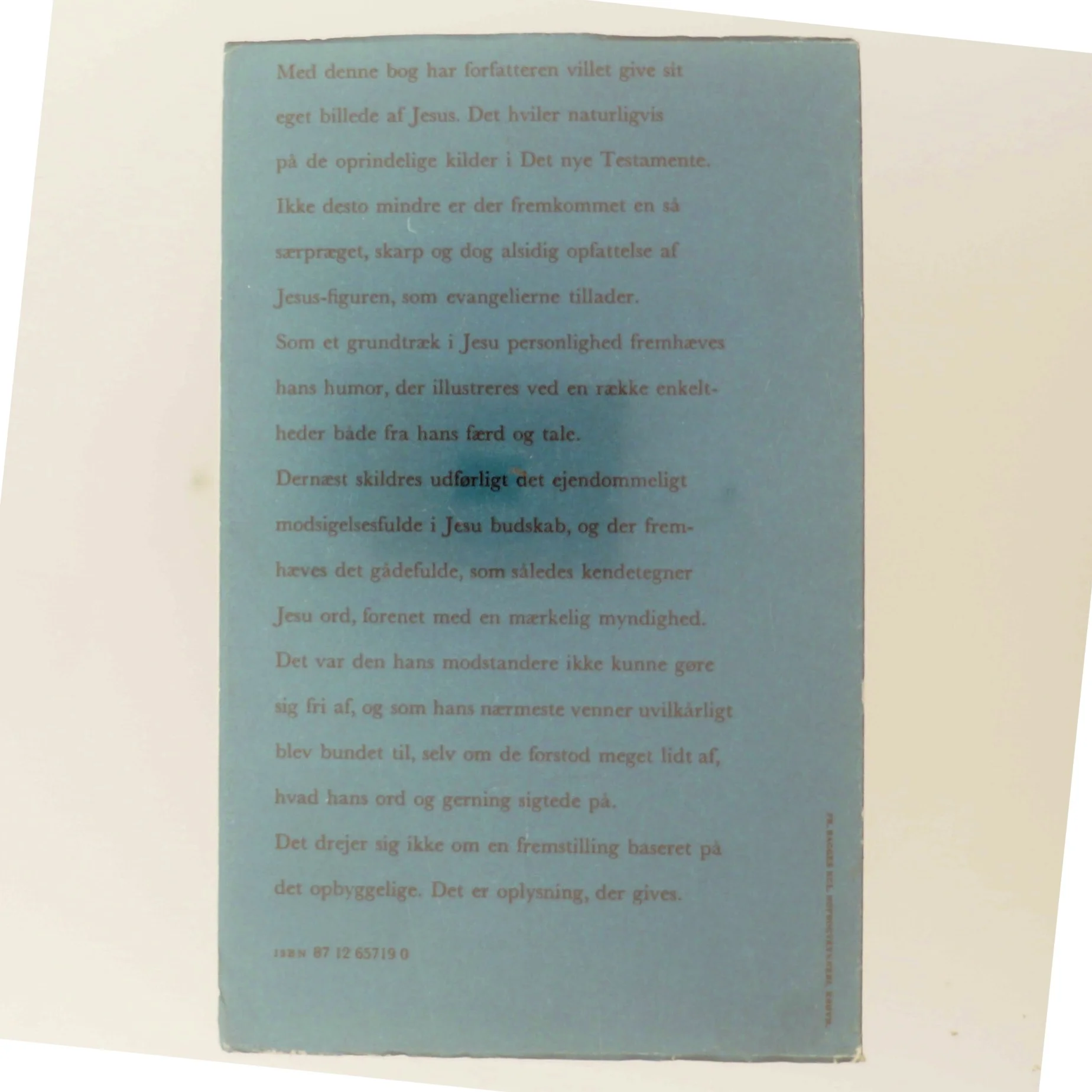 Bog - Portræt af Jesus af Niels Nøjgaard fra G.E.C. Gads Forlag