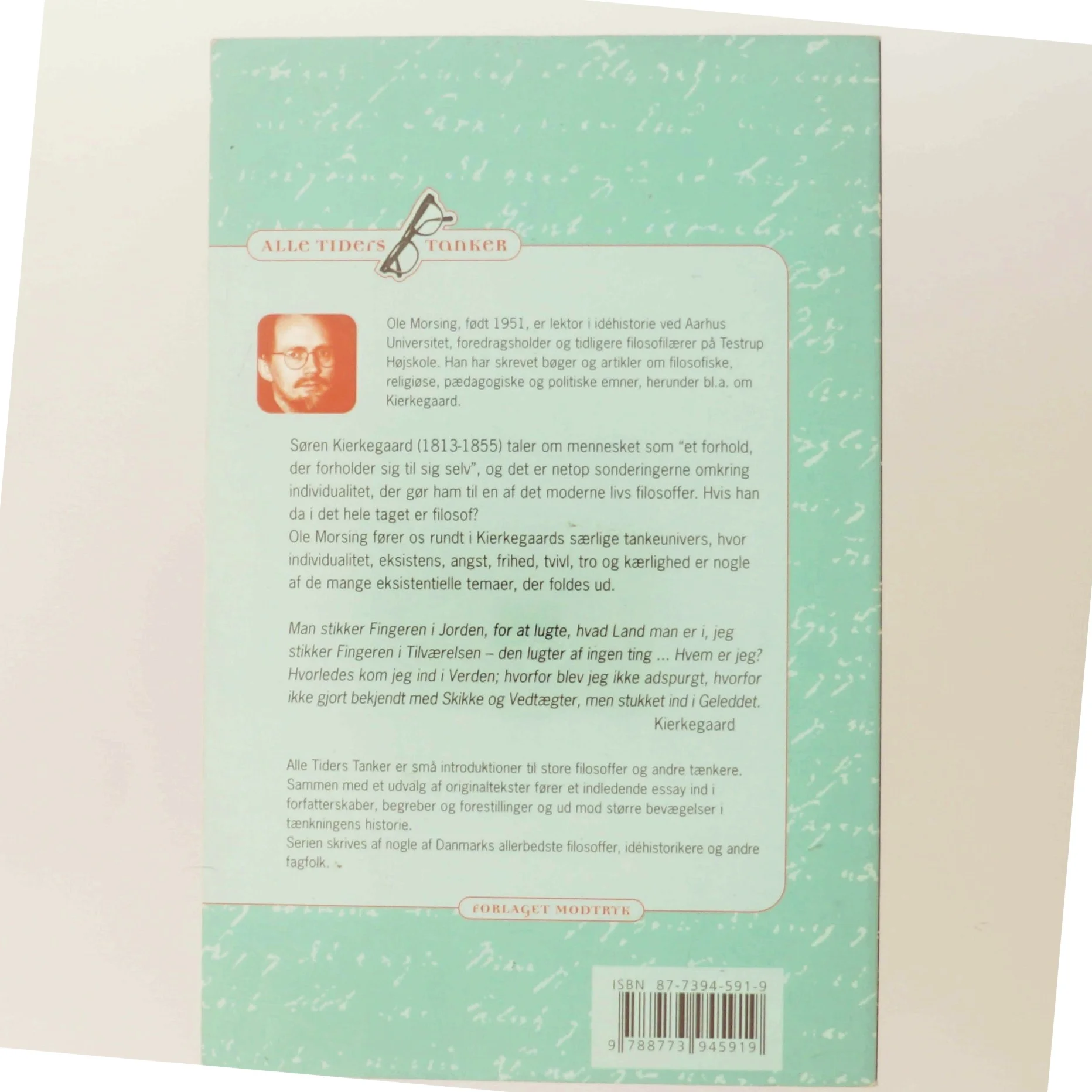 Kierkegaard af Ole Morsing (Bog)