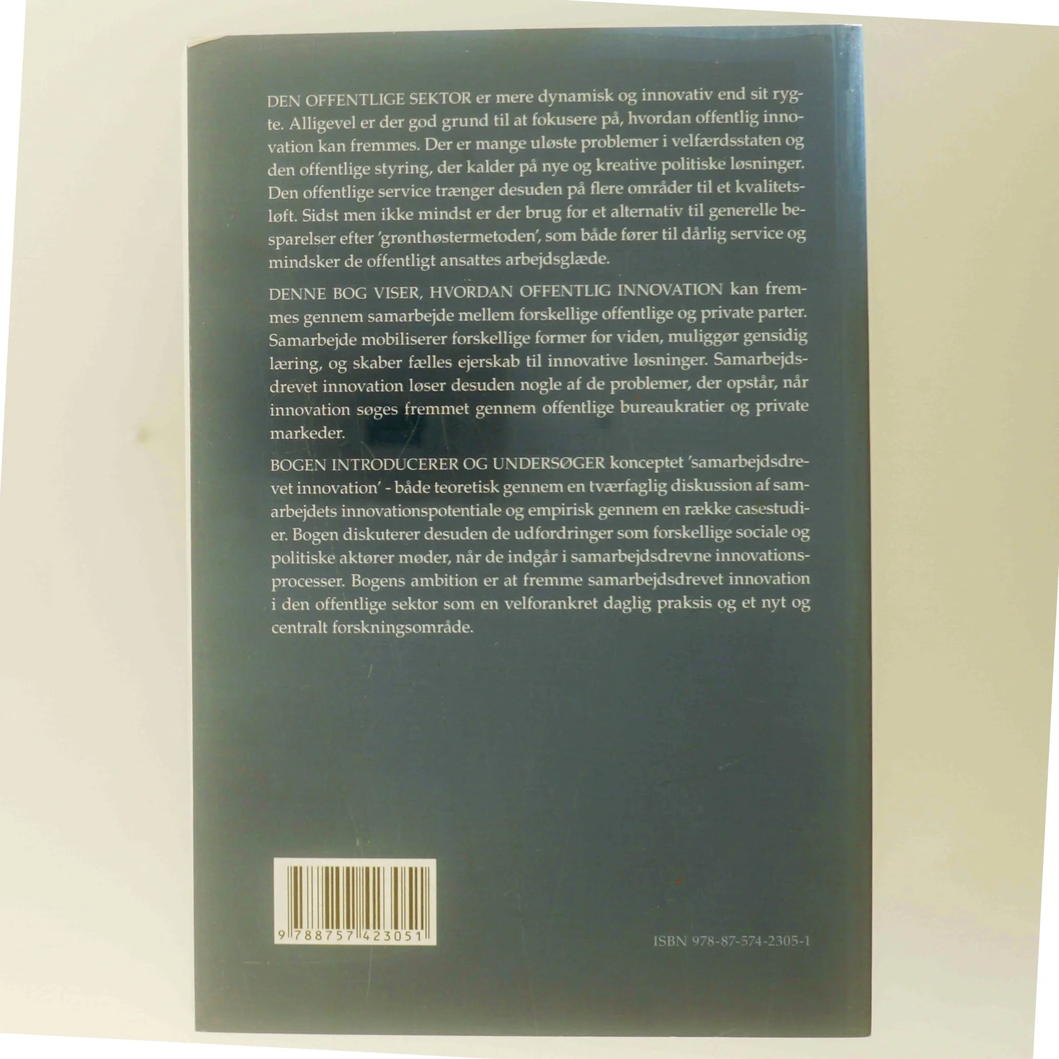 Samarbejdsdrevet innovation i den offentlige sektor (Bog)