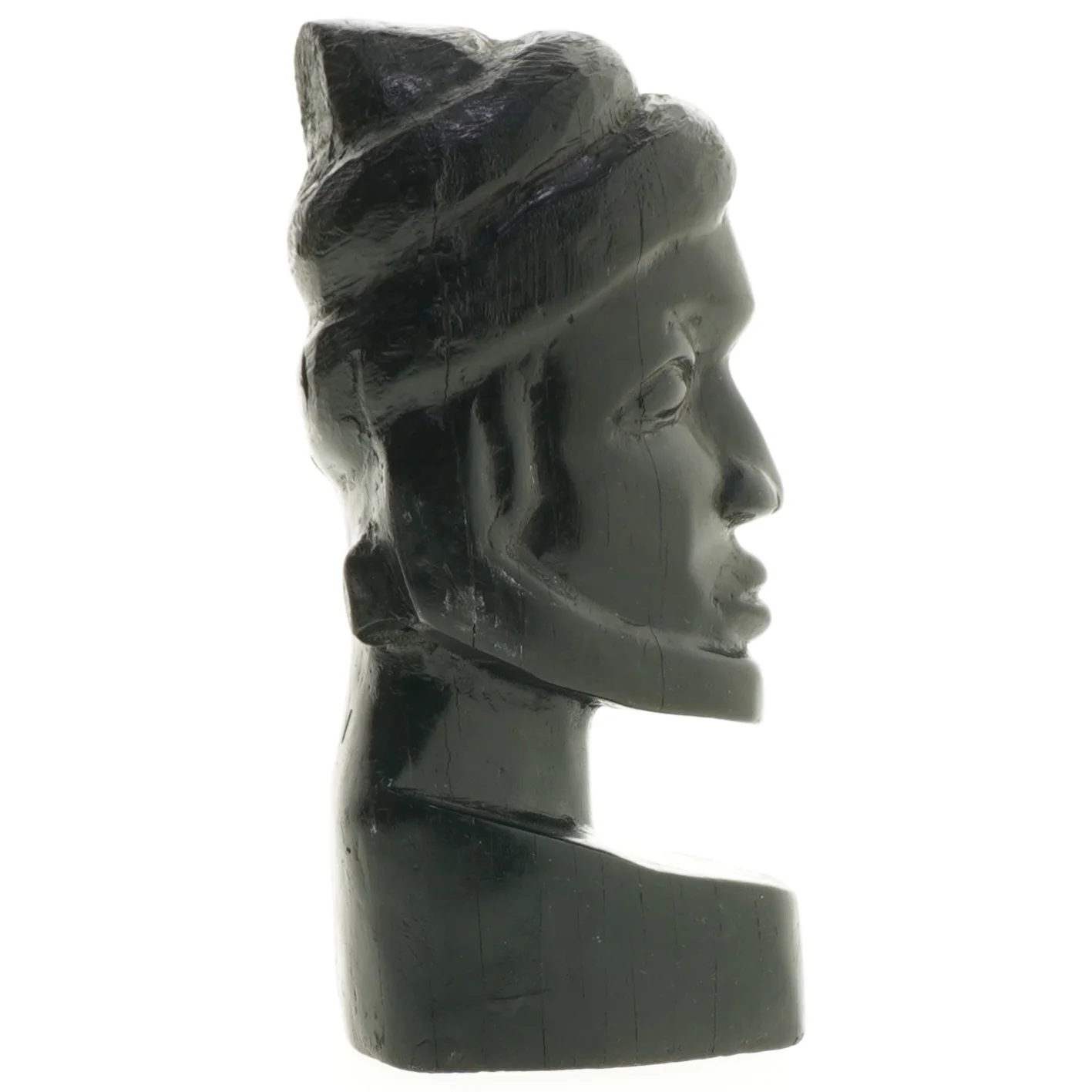 Skulptur af afrikansk mand (str. 22 cm)