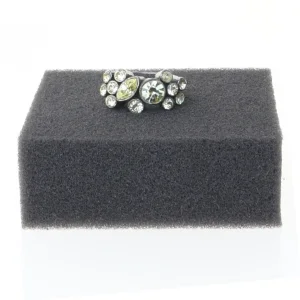 Vintage ring med sten (str. 53)