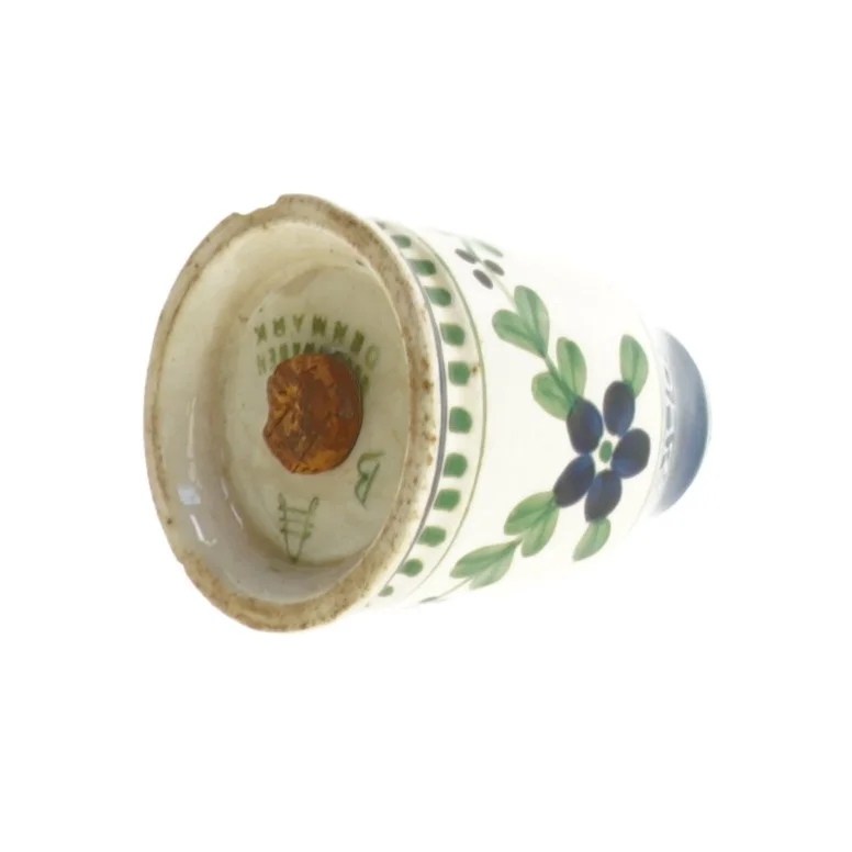 Aluminia - Porcelæns krydderi beholder (str. 7 x 6 cm)