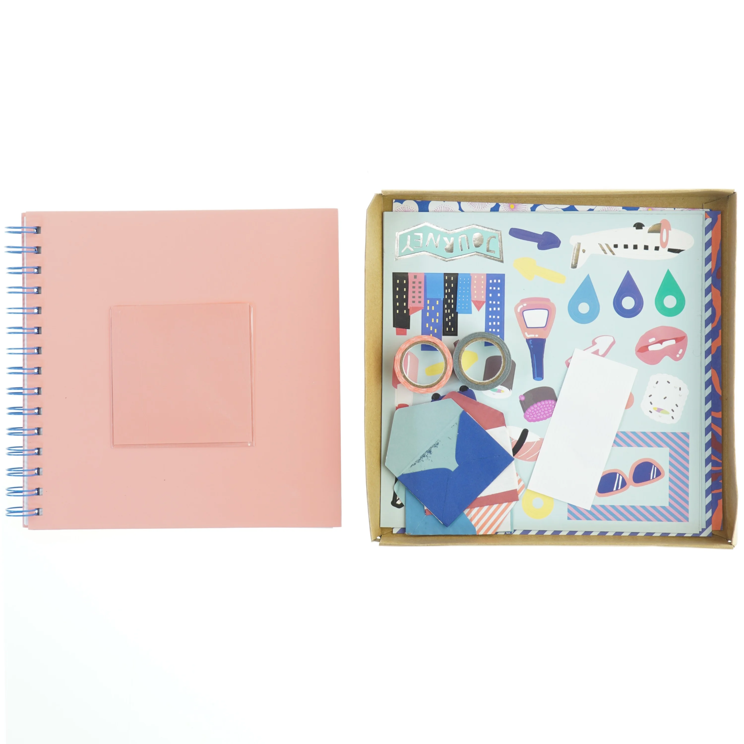 Scrapbogssæt fra Tiger (str. 22 x 22 cm)