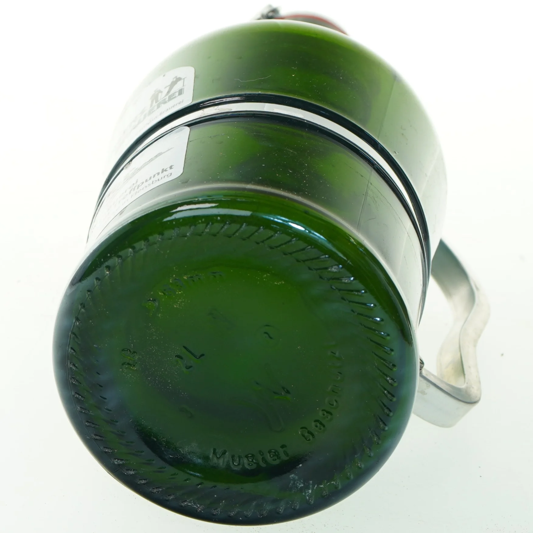 Ølflaske fra Hansens Brauerei (str. 35 cm)