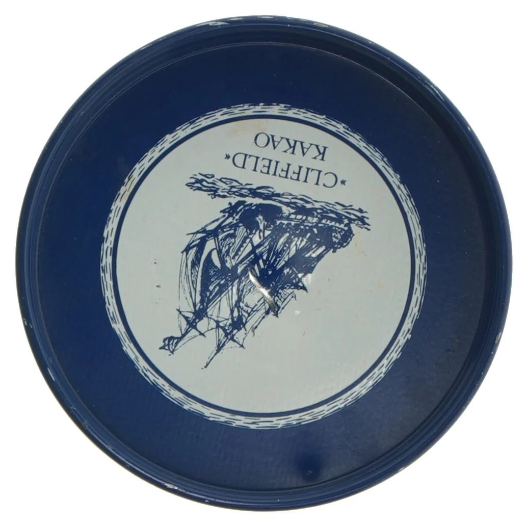 Vintage Cliffield Kakaodåse (str. Ø. 12 cm. længde, 16 cm)