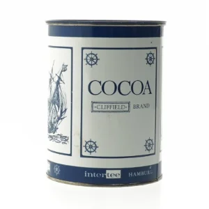 Vintage Cliffield Kakaodåse (str. Ø. 12 cm. længde, 16 cm)
